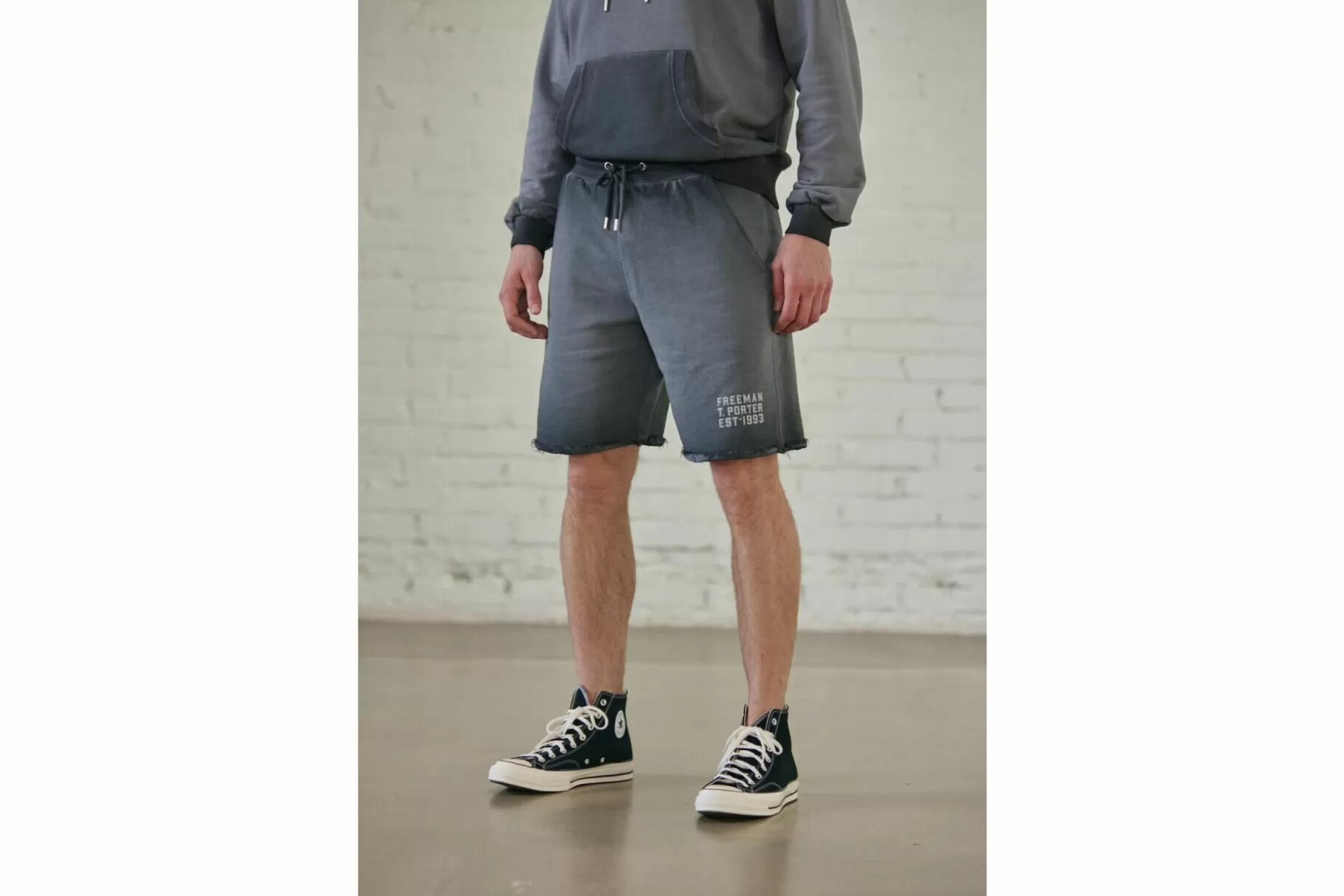 Freeman T Porter Aaron Chillout Jogg Style Shorts Man, Anthra Online