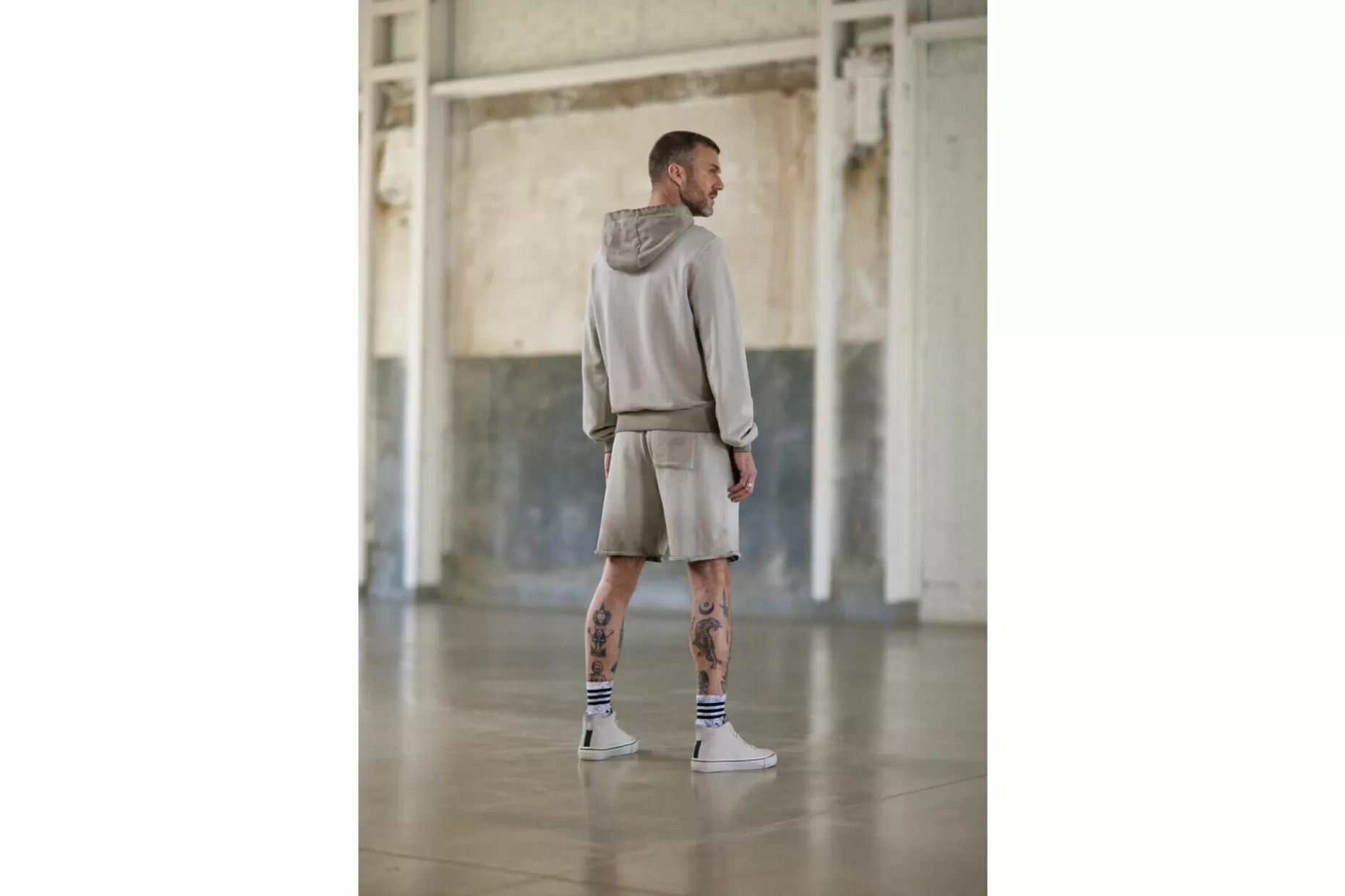 Freeman T Porter Aaron Chillout Jogg Style Shorts Man, Overcast New
