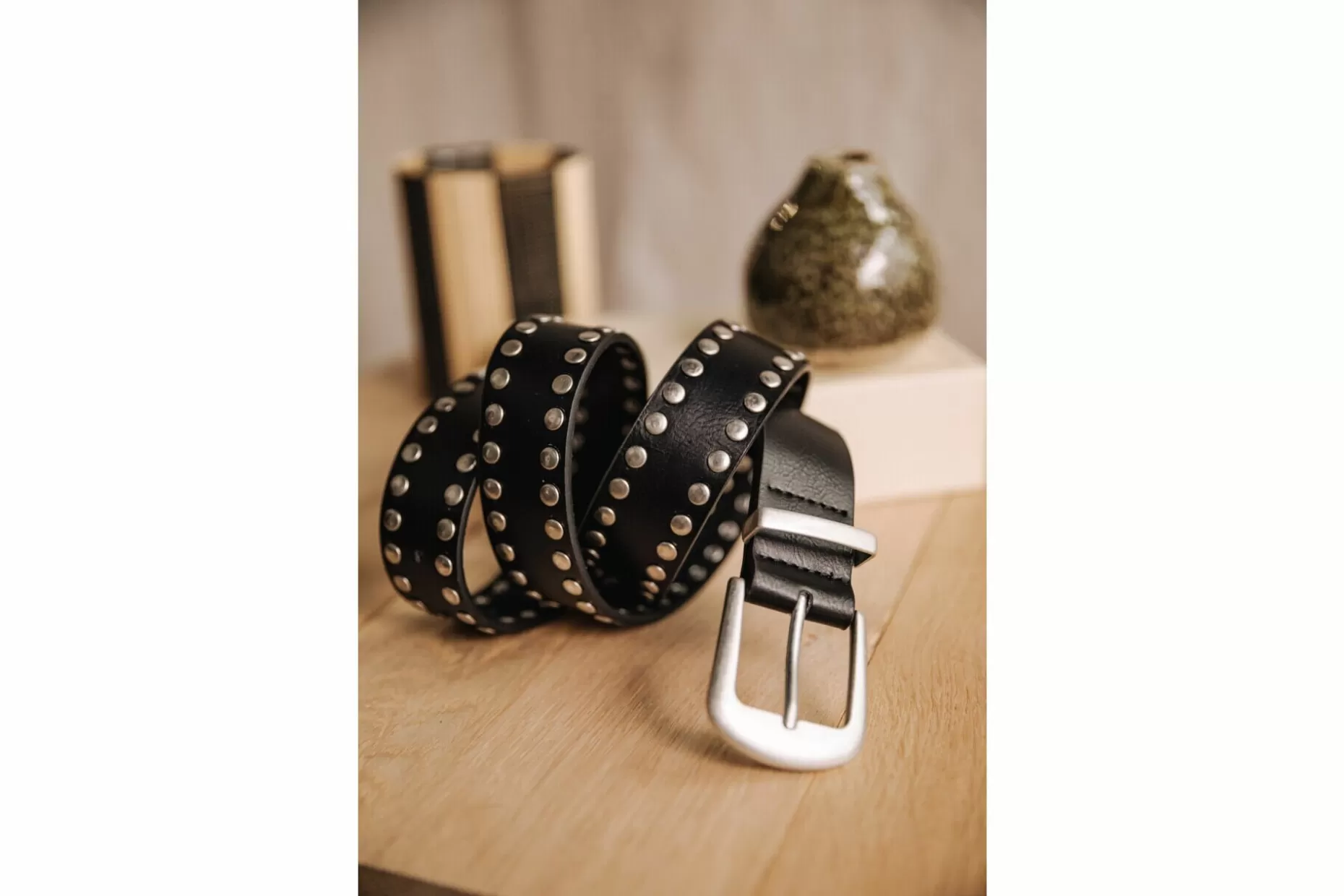 Freeman T Porter Abi Leather Belt Woman, Black Cheap