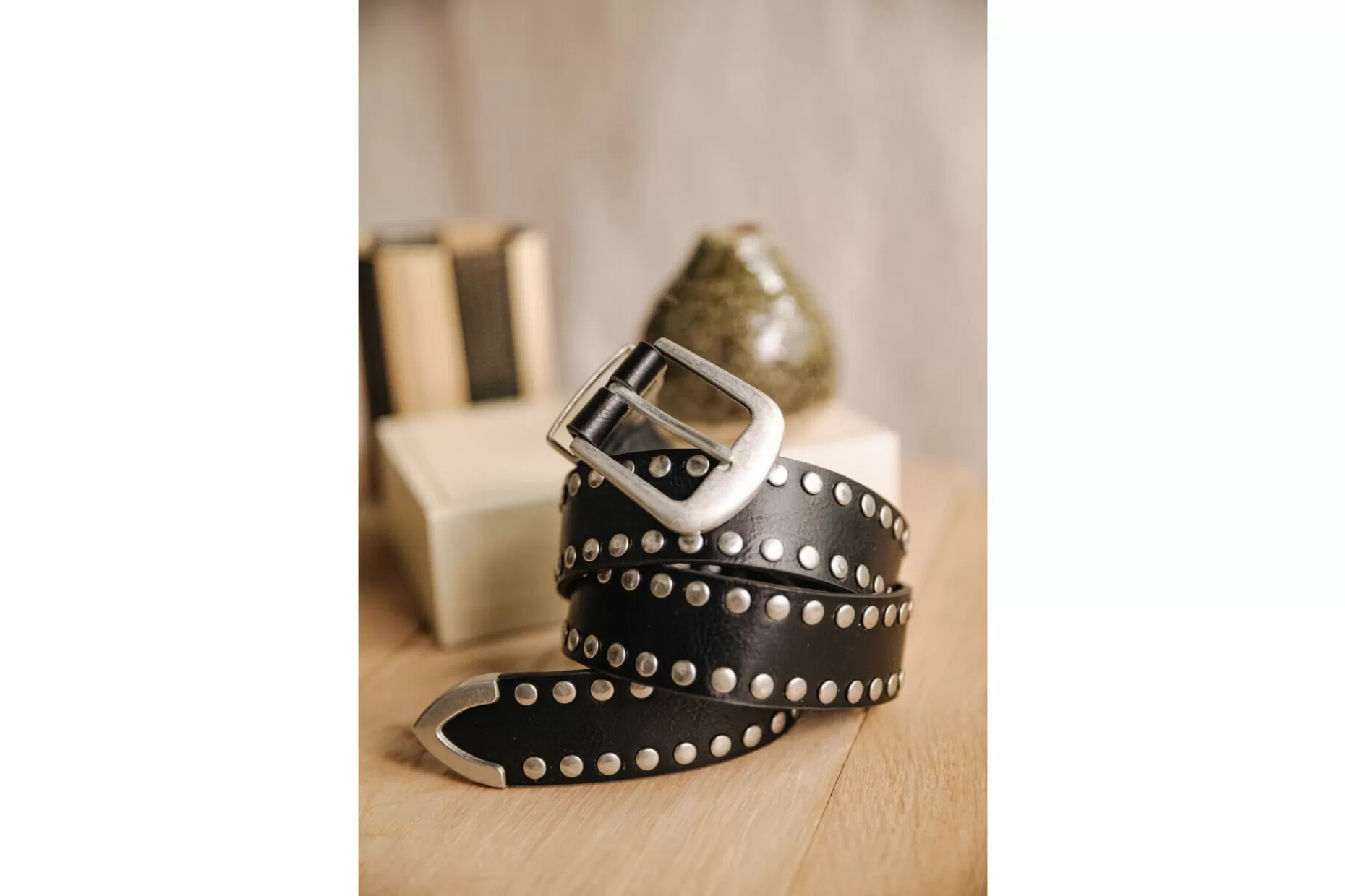 Freeman T Porter Abi Leather Belt Woman, Black Cheap