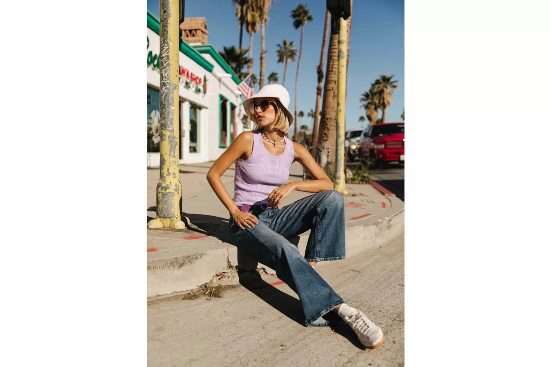 Freeman T Porter Agatha Wide Leg Jeans Woman, Paolino Outlet