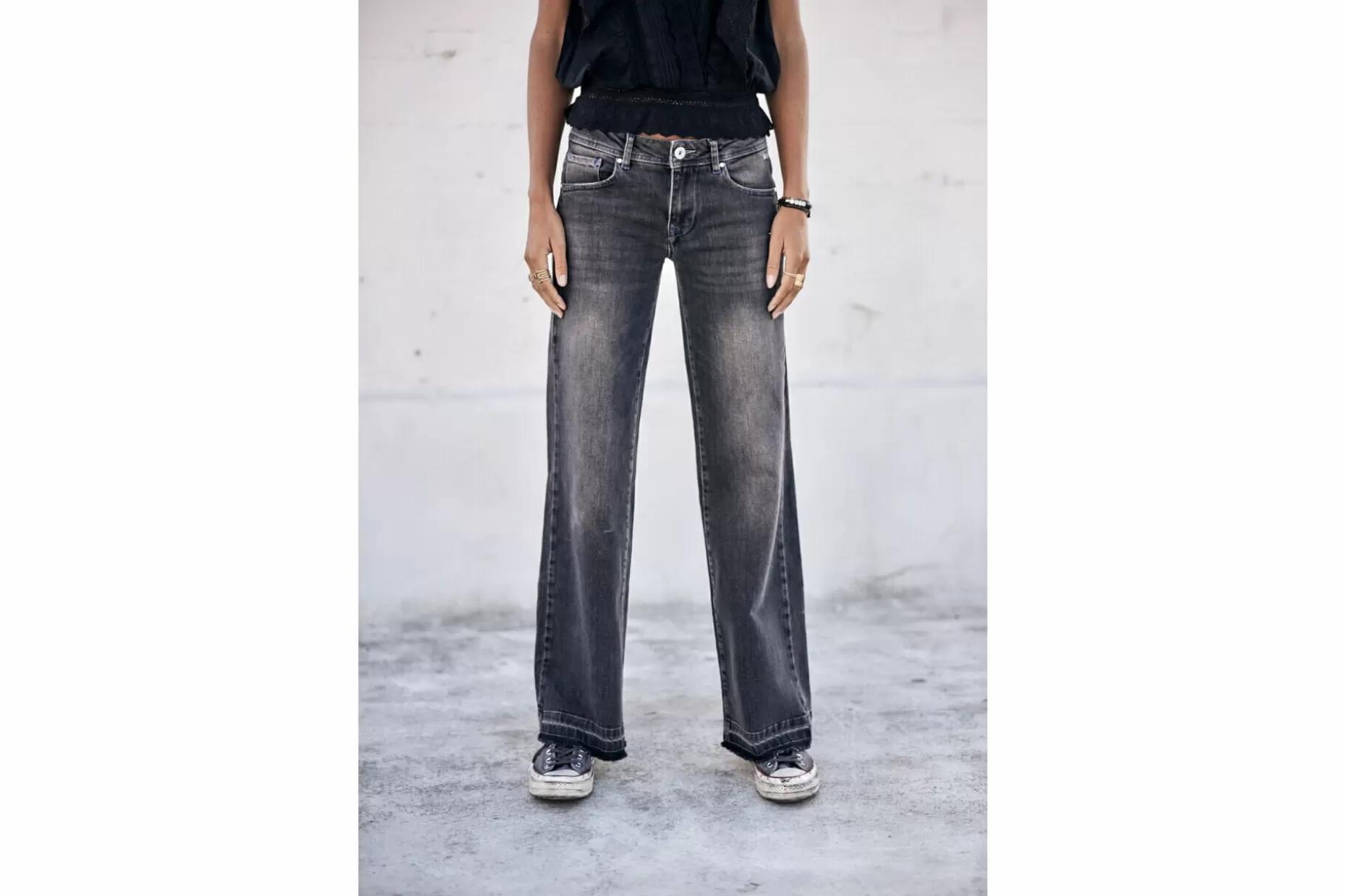 Freeman T Porter Agatha Wide Leg Jeans Woman, Prespa Store