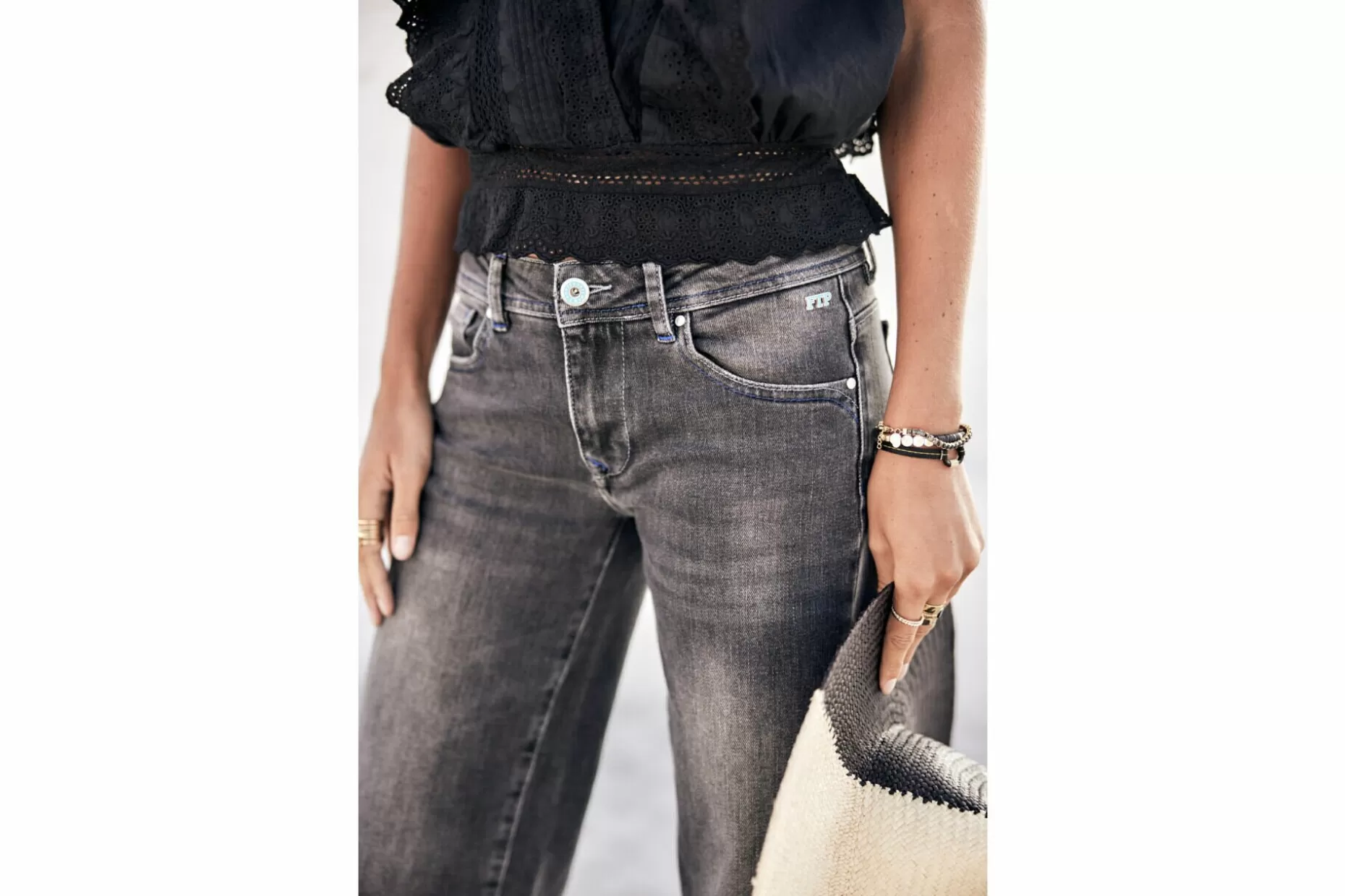 Freeman T Porter Agatha Wide Leg Jeans Woman, Prespa Store
