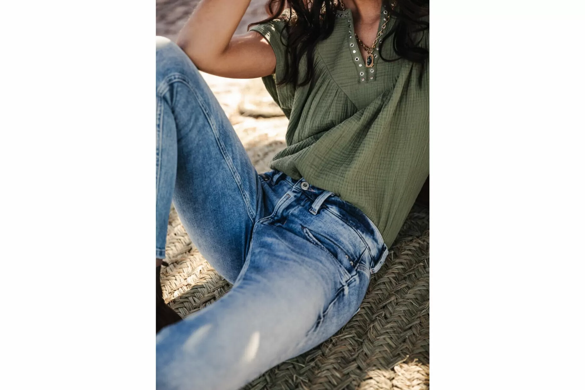Freeman T Porter Alexa Cropped Skinny Jeans Woman, Palermo Med Fashion