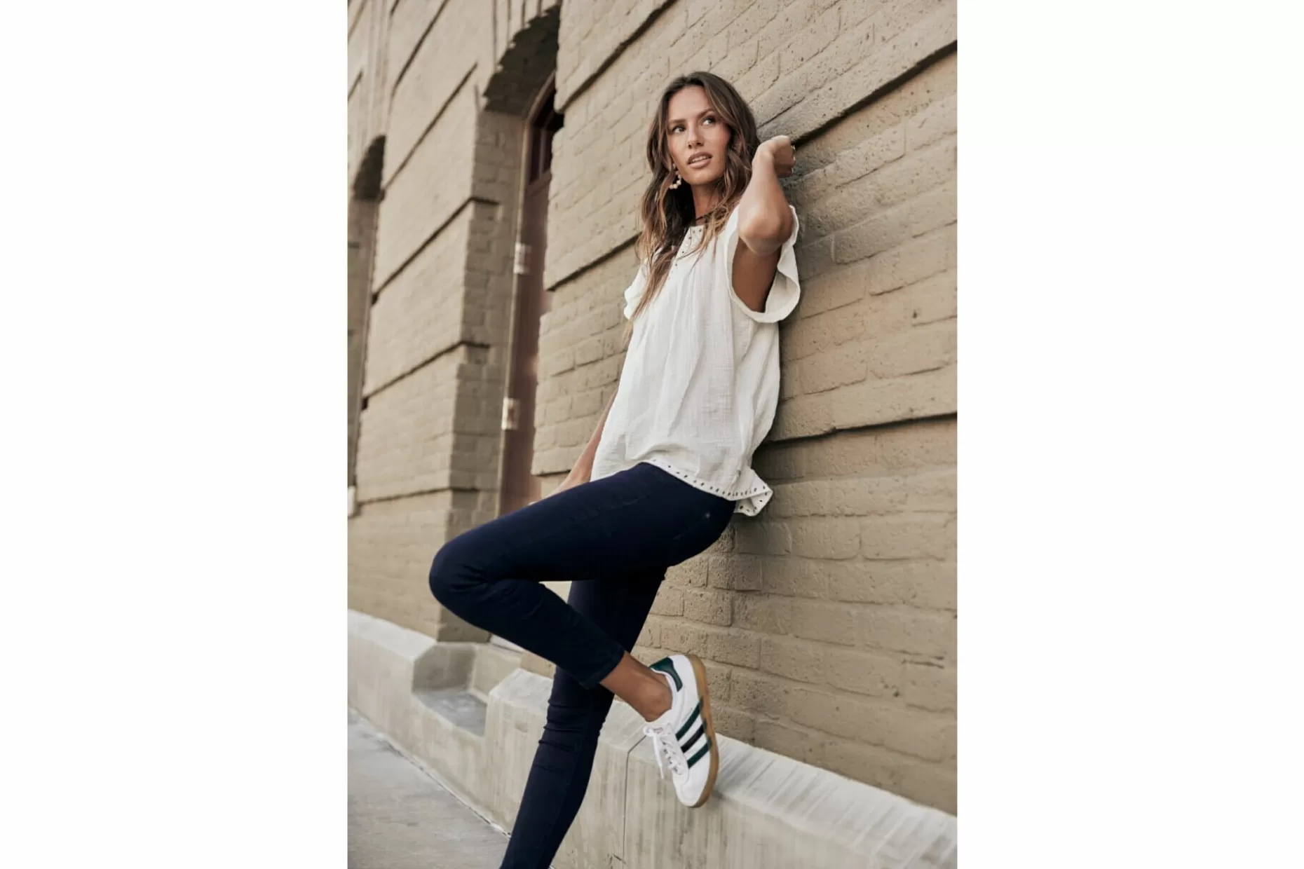 Freeman T Porter Alexa Cropped Skinny Jeans Woman, Flora Flash Sale