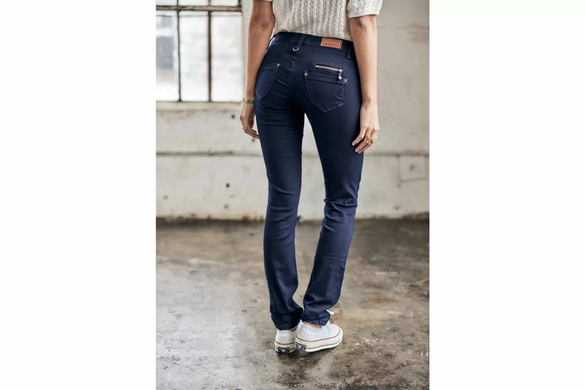 Freeman T Porter Alexa Slim Slim Jeans Woman, Flora Best