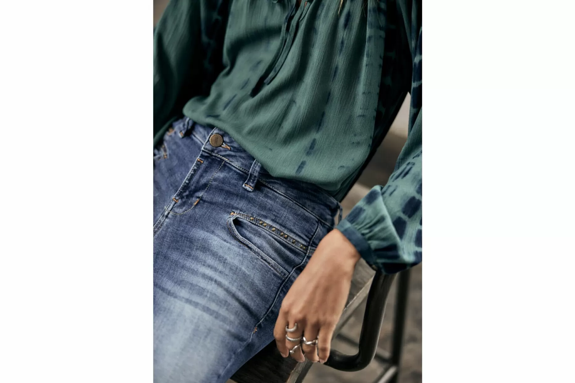 Freeman T Porter Alexa Slim Slim Jeans Woman, Pacific Flash Sale