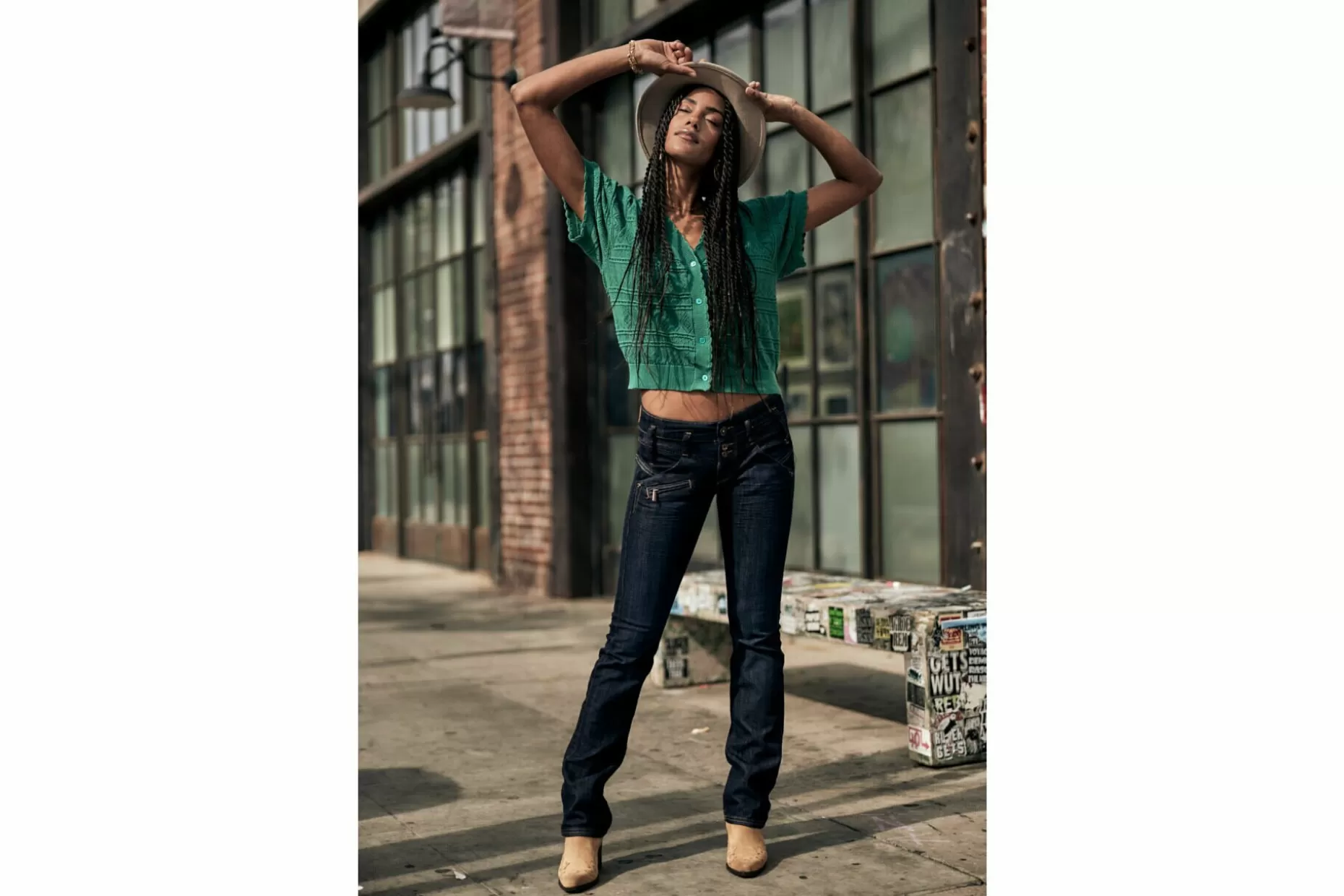 Freeman T Porter Amelie Jeans Woman, Eclipse Best Sale