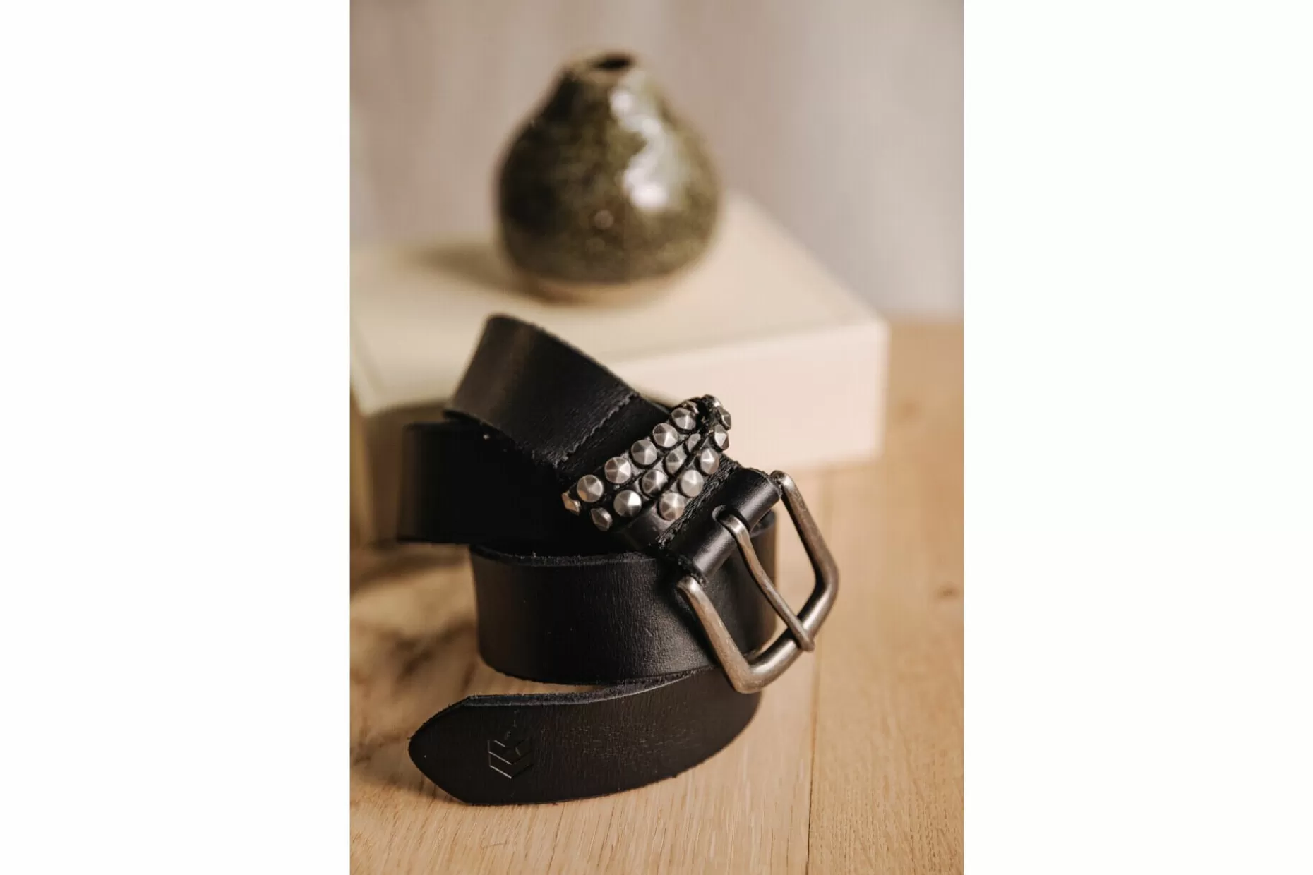 Freeman T Porter Annabelle Leather Belt Woman, Black Hot