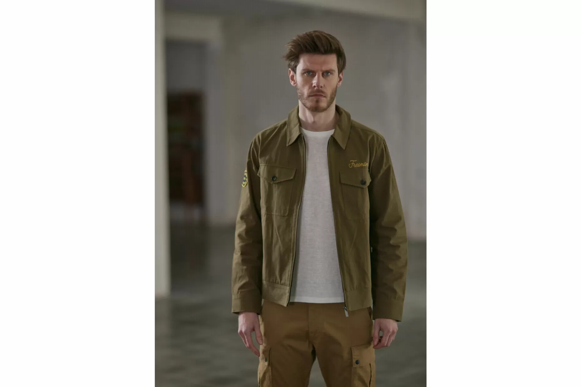 Freeman T Porter Antonio Dover Straight Jacket Man, Dusky Green Cheap