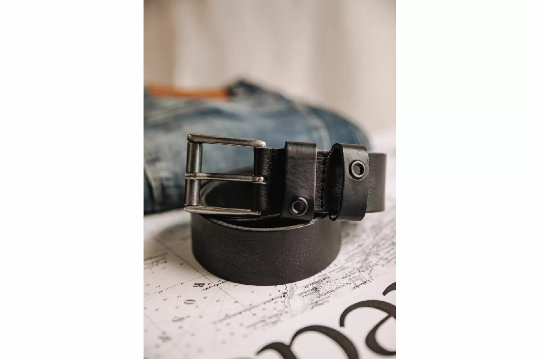 Freeman T Porter Arsene Leather Belt Man, Black Best Sale