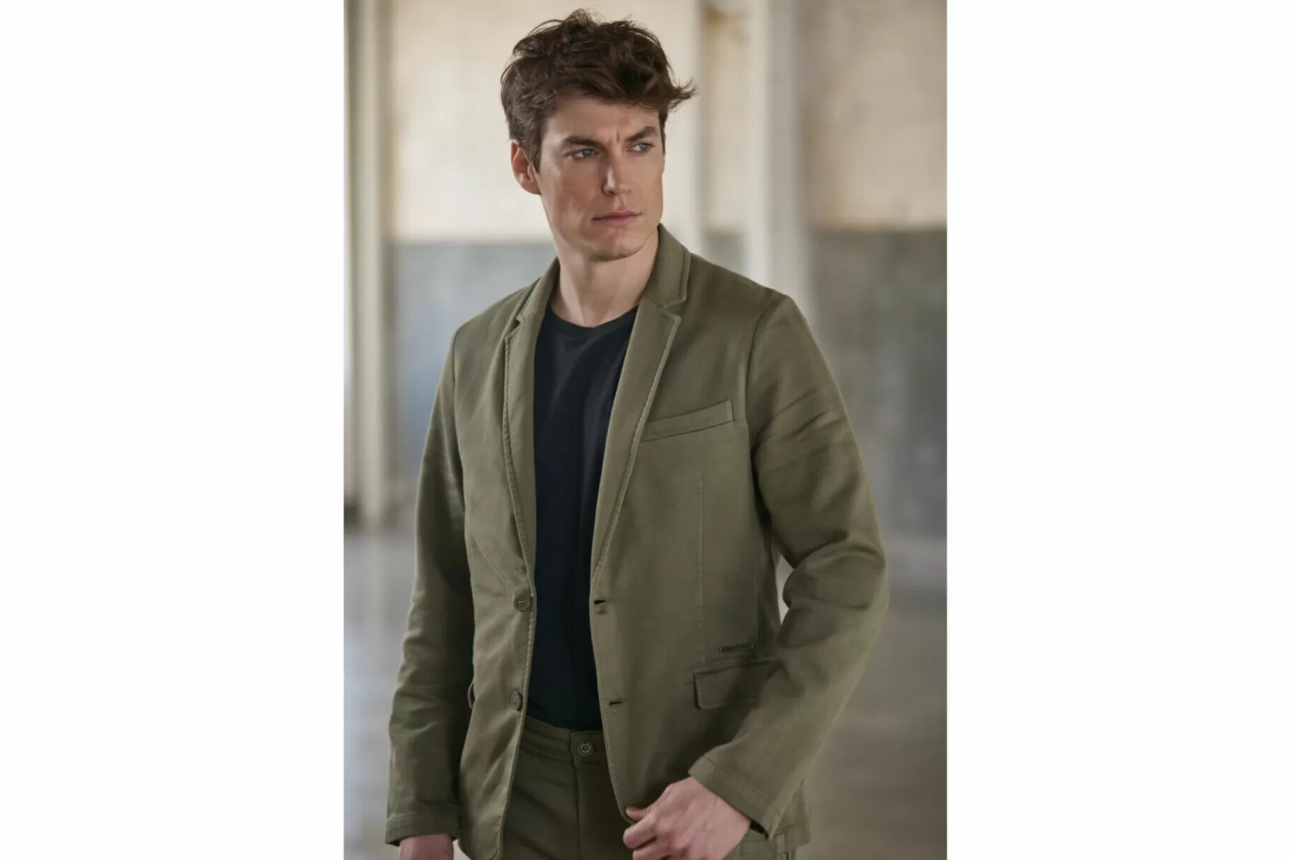 Freeman T Porter Barry Epic Blazer Man, Deep Lichen Green New