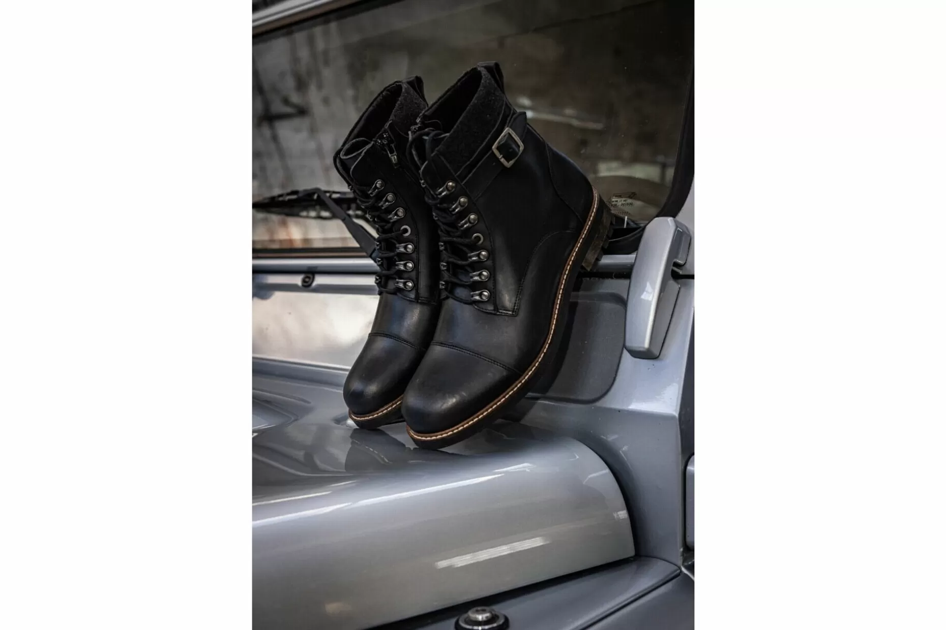 Freeman T Porter Bram Leather Boots Man, Black New