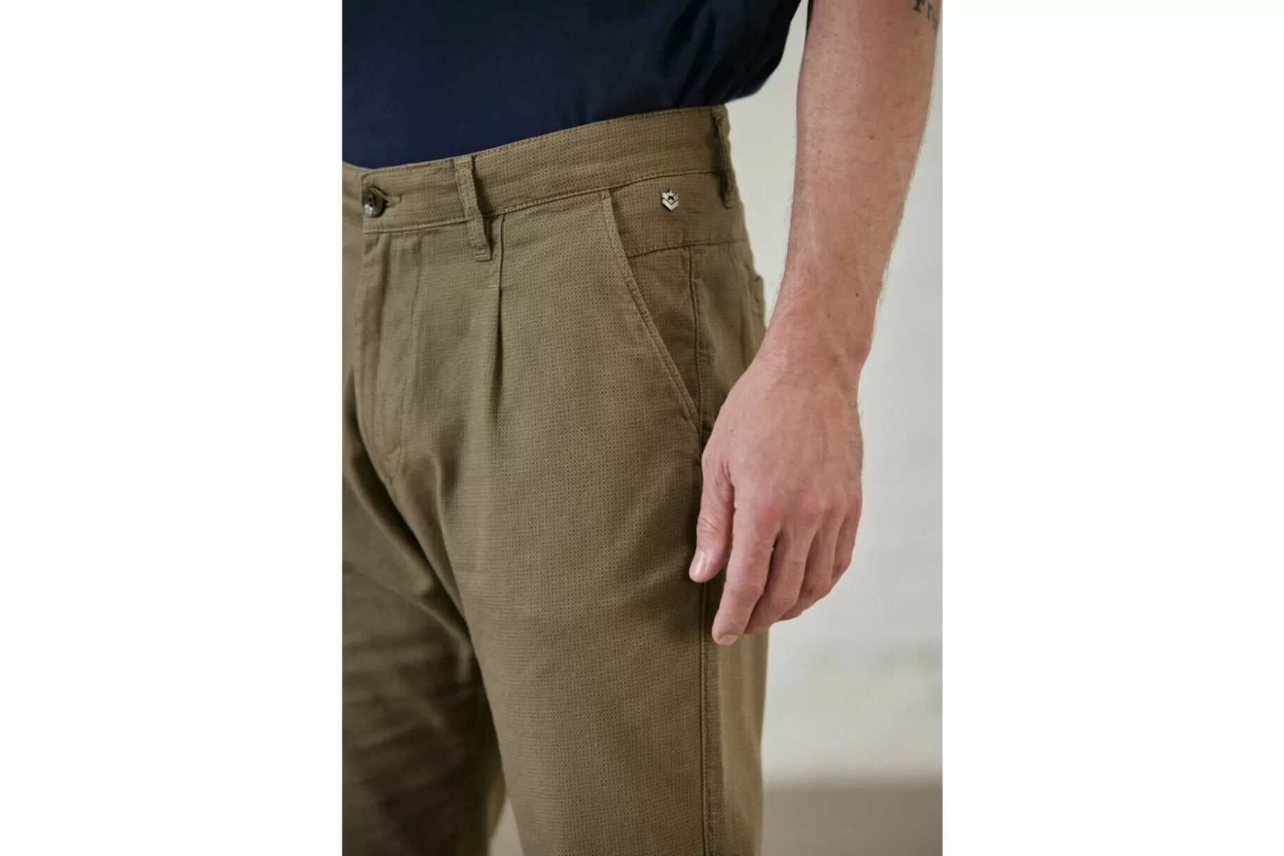 Freeman T Porter Bruce Aras Chino Pants Man, Dusky Green Best