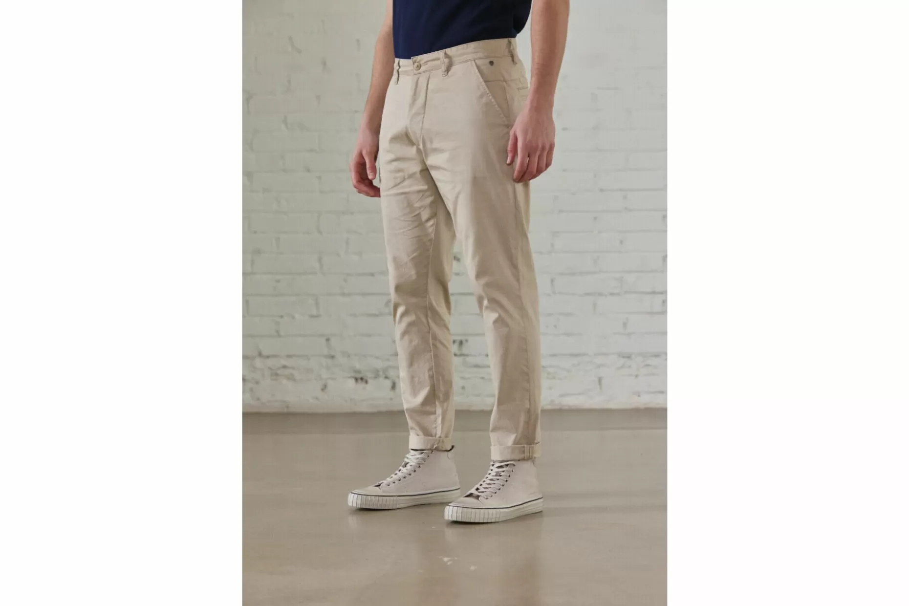 Freeman T Porter Bruce Spike Chino Pants Man, Overcast Discount