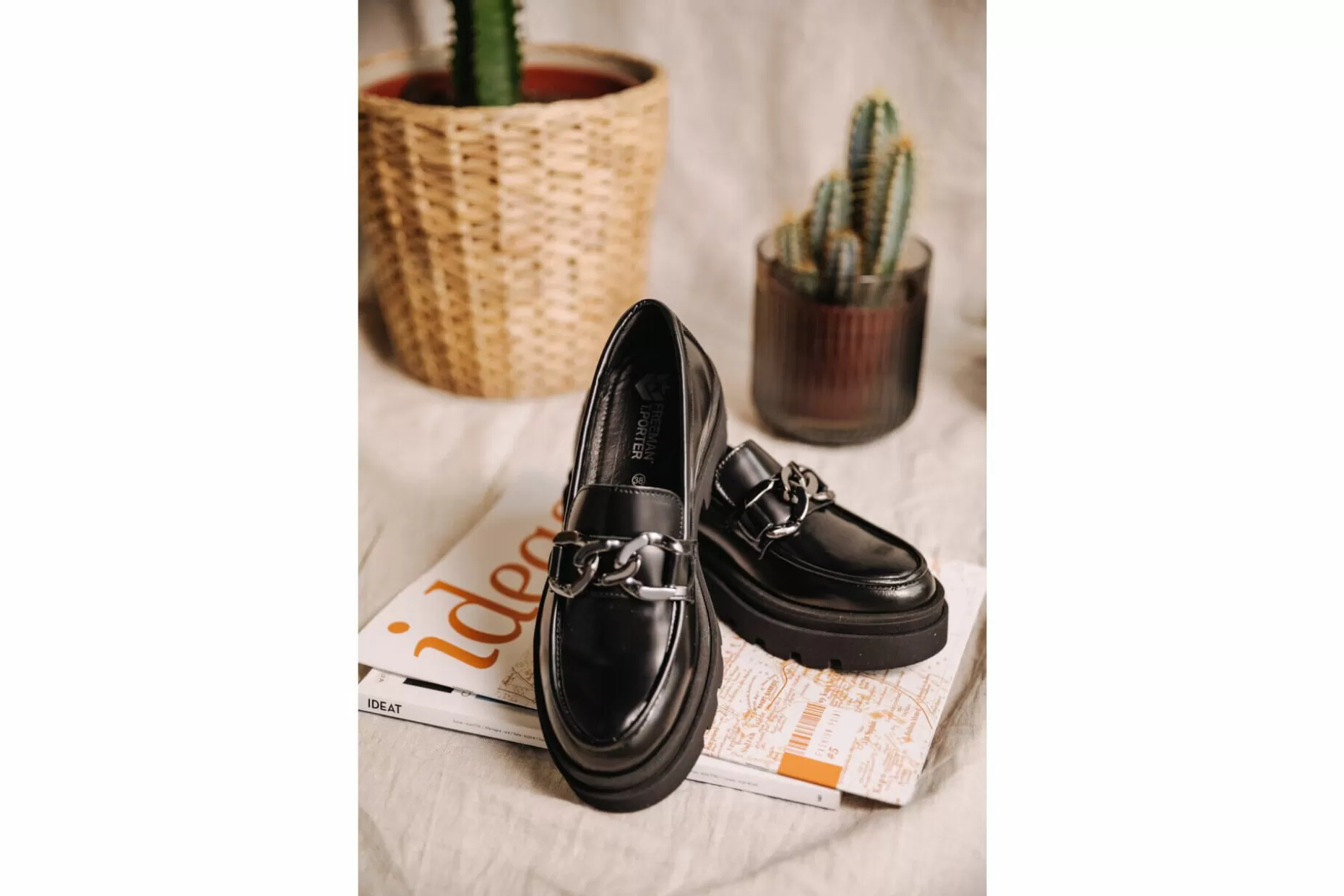 Freeman T Porter Caro Loafers Woman, Black Discount