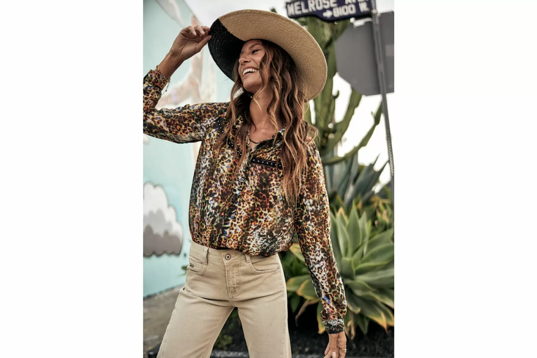 Freeman T Porter Crizia Yelling Printed Shirt Woman, Original Shop