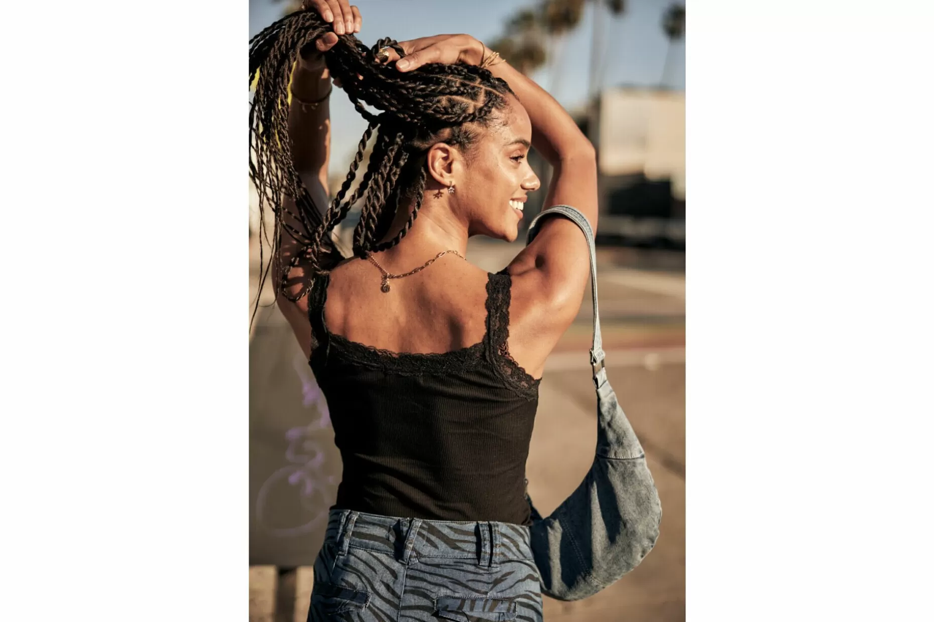 Freeman T Porter Dansy Rib Slim Tank Top Woman, Black Online