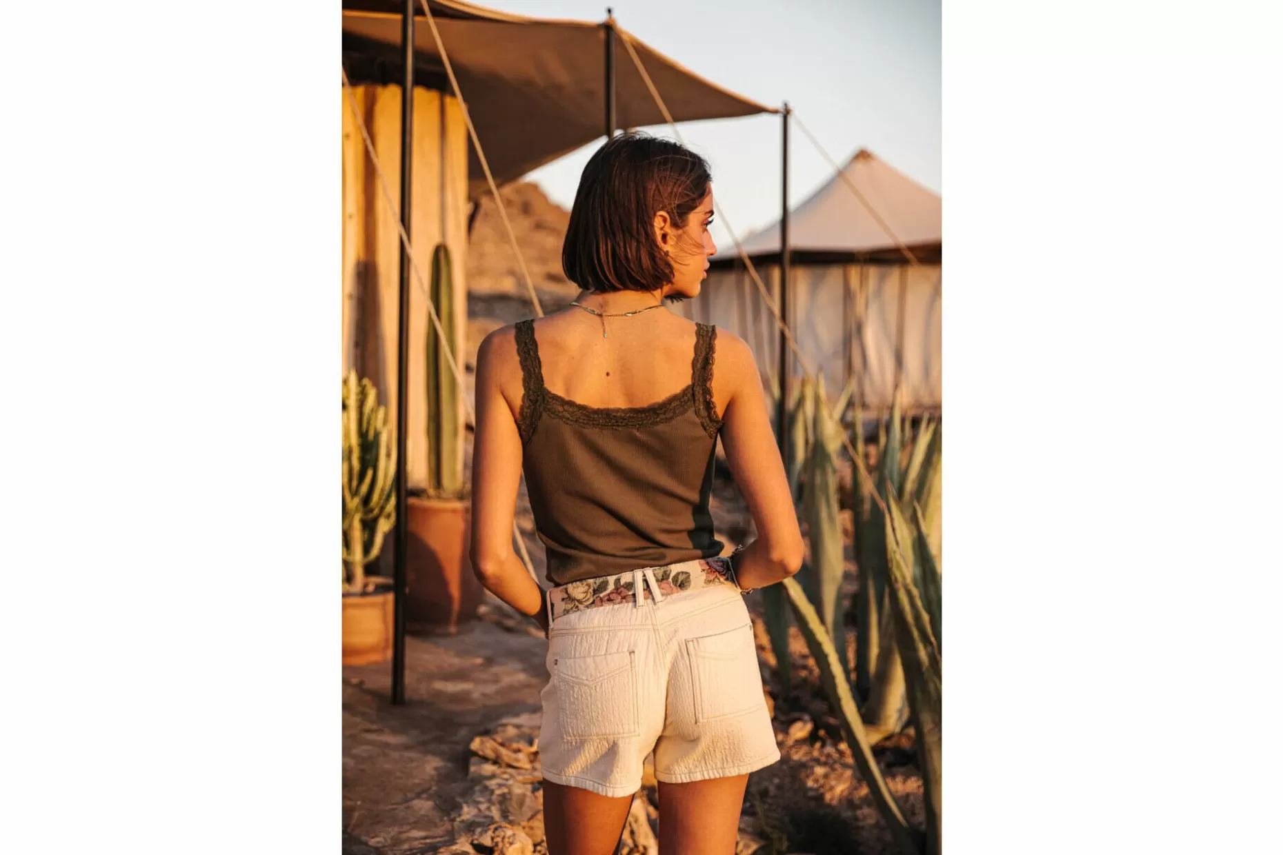 Freeman T Porter Dansy Rib Slim Tank Top Woman, Loden Frost Flash Sale
