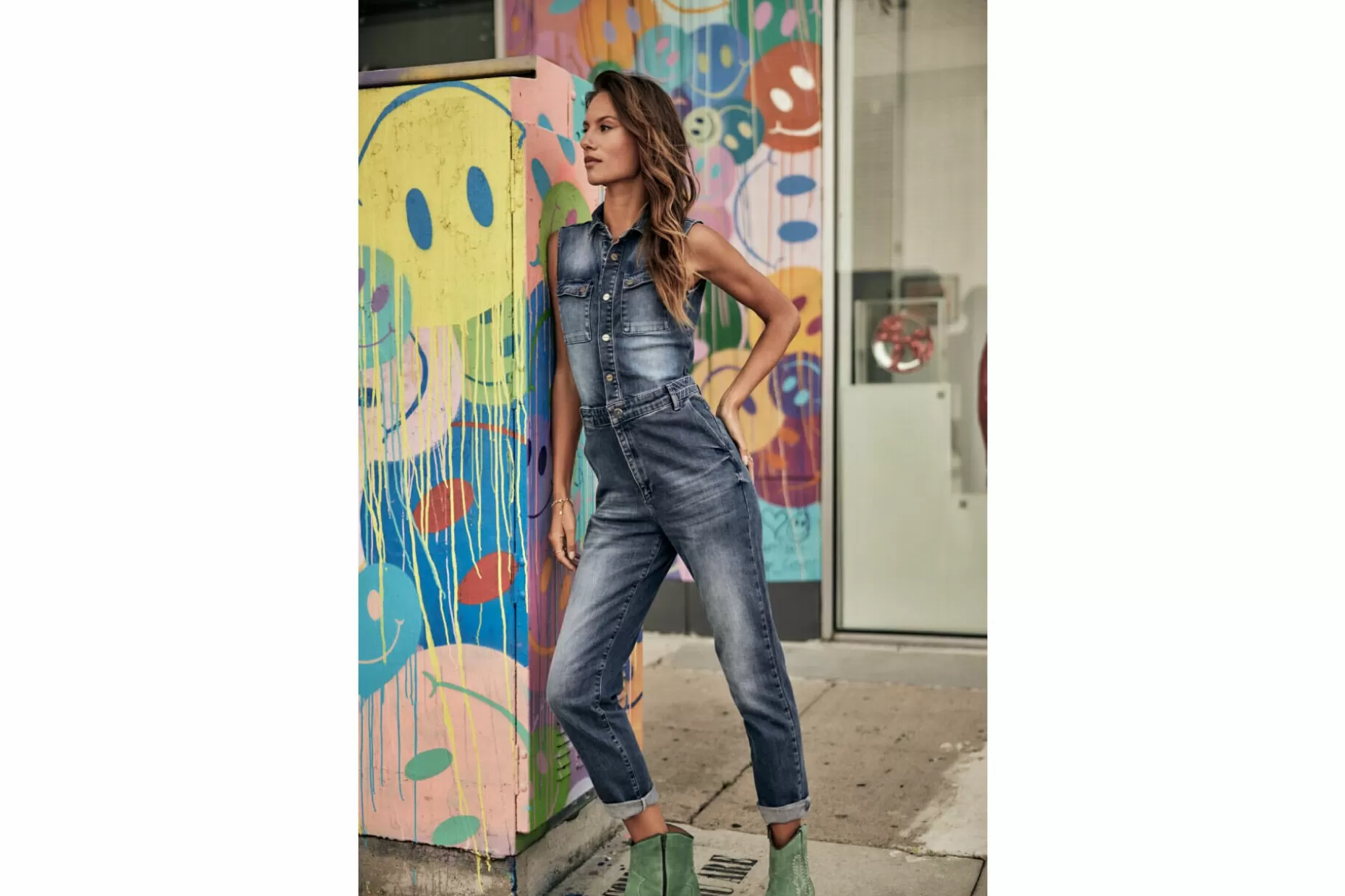 Freeman T Porter Eleonore Denim Jumpsuit Woman, Brazil Cheap