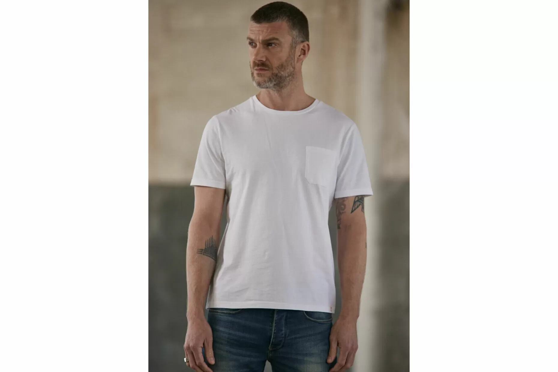 Freeman T Porter Flavio Illinois Short Sleeve Shirt Man, Bright White Discount