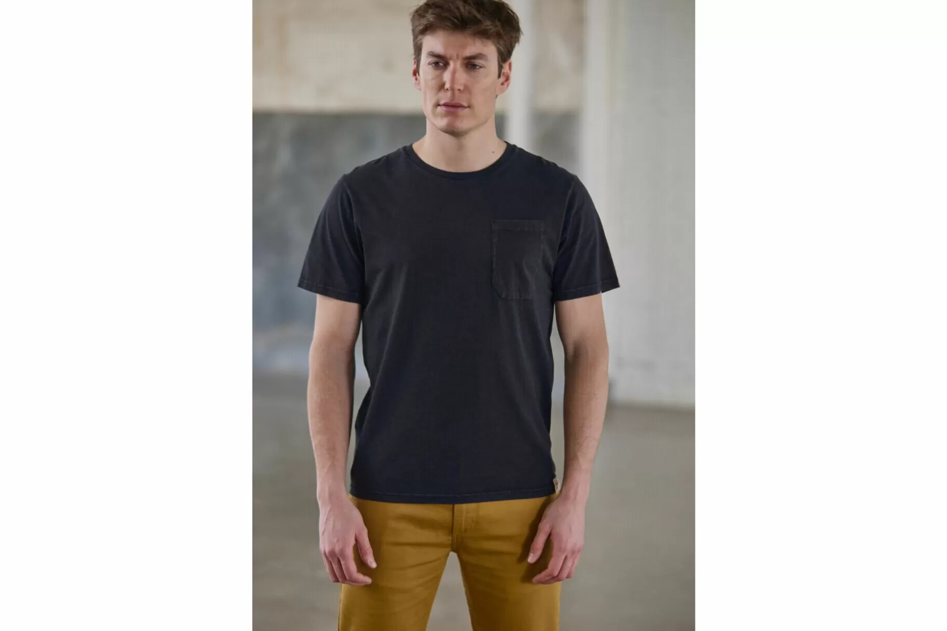 Freeman T Porter Flavio Illinois Straight T-Shirt Man, Anthra Clearance