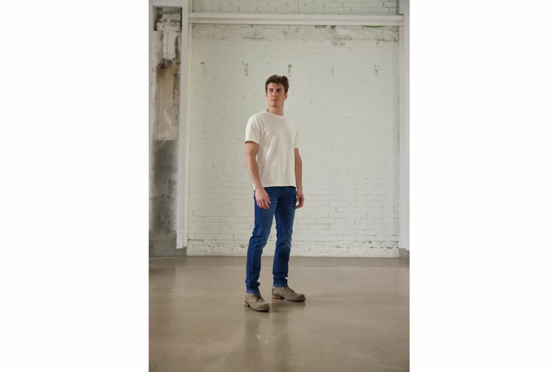 Freeman T Porter Flavio Illinois Short Sleeve Shirt Man, Egret Hot