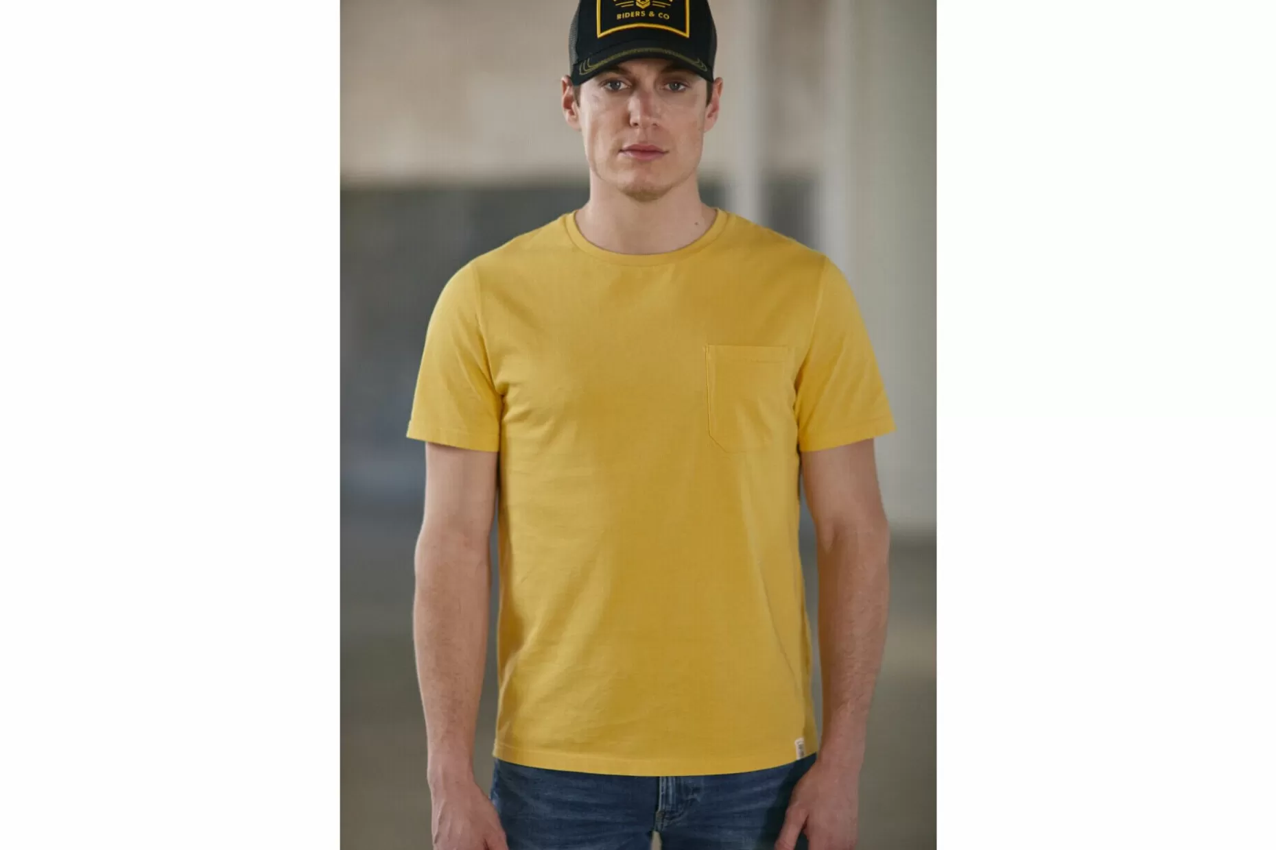 Freeman T Porter Flavio Illinois Short Sleeve Shirt Man, Old Gold Outlet