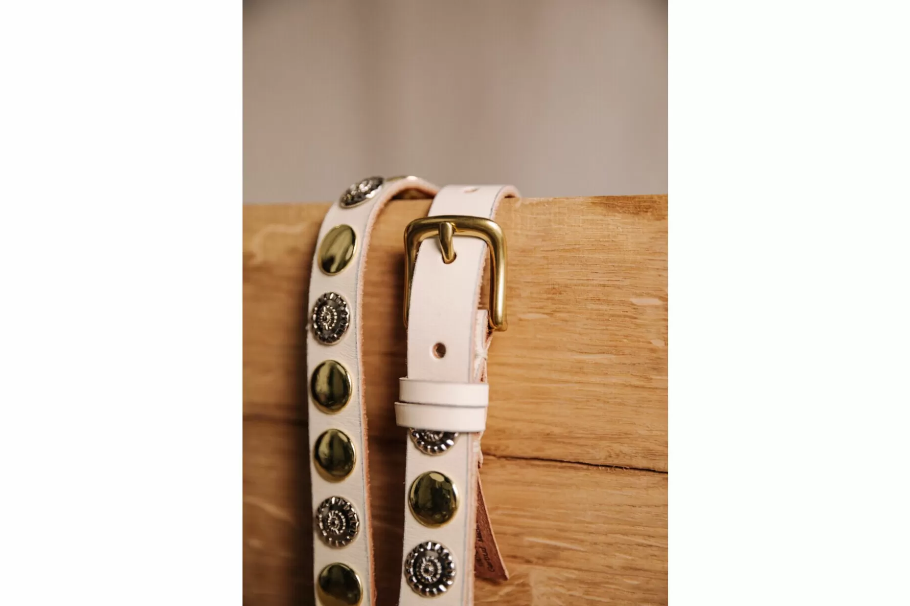 Freeman T Porter Gertrud Leather Belt Woman, Off White Shop