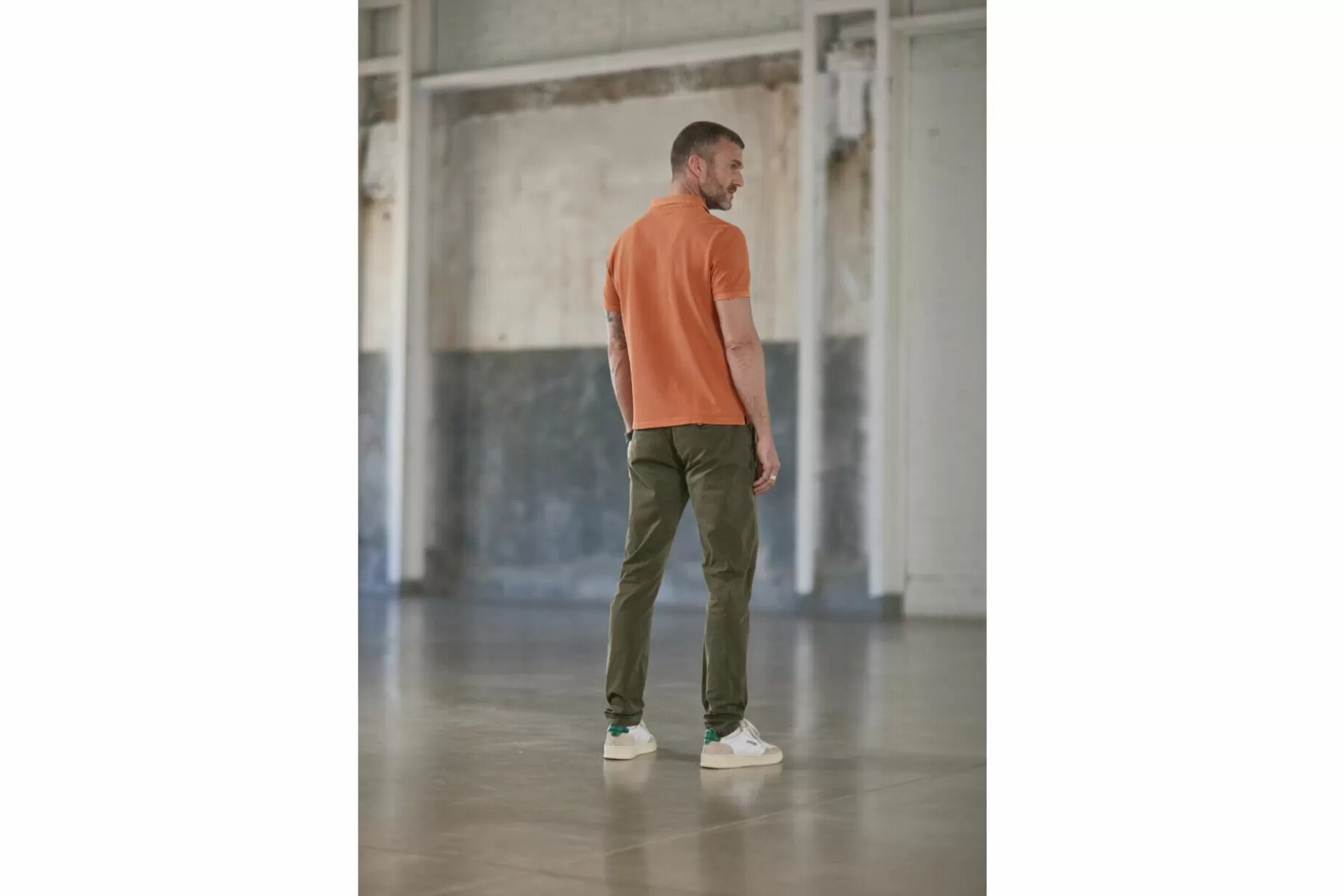 Freeman T Porter Gino Bellissimo Slim Fit Chino Pants Man, Olive Night Best Sale