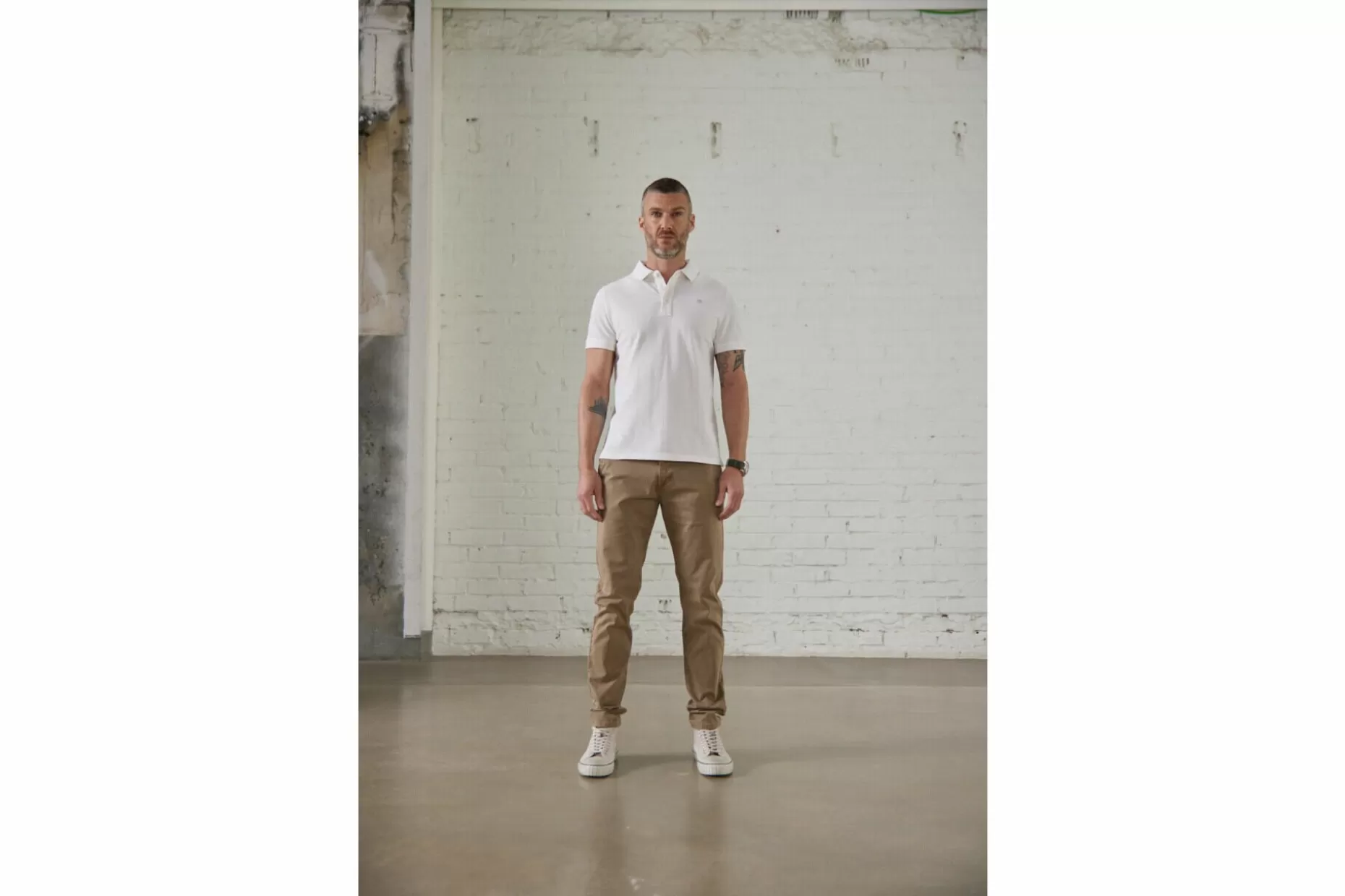 Freeman T Porter Gino Bellissimo Slim Fit Chino Pants Man, Lead Gray Clearance