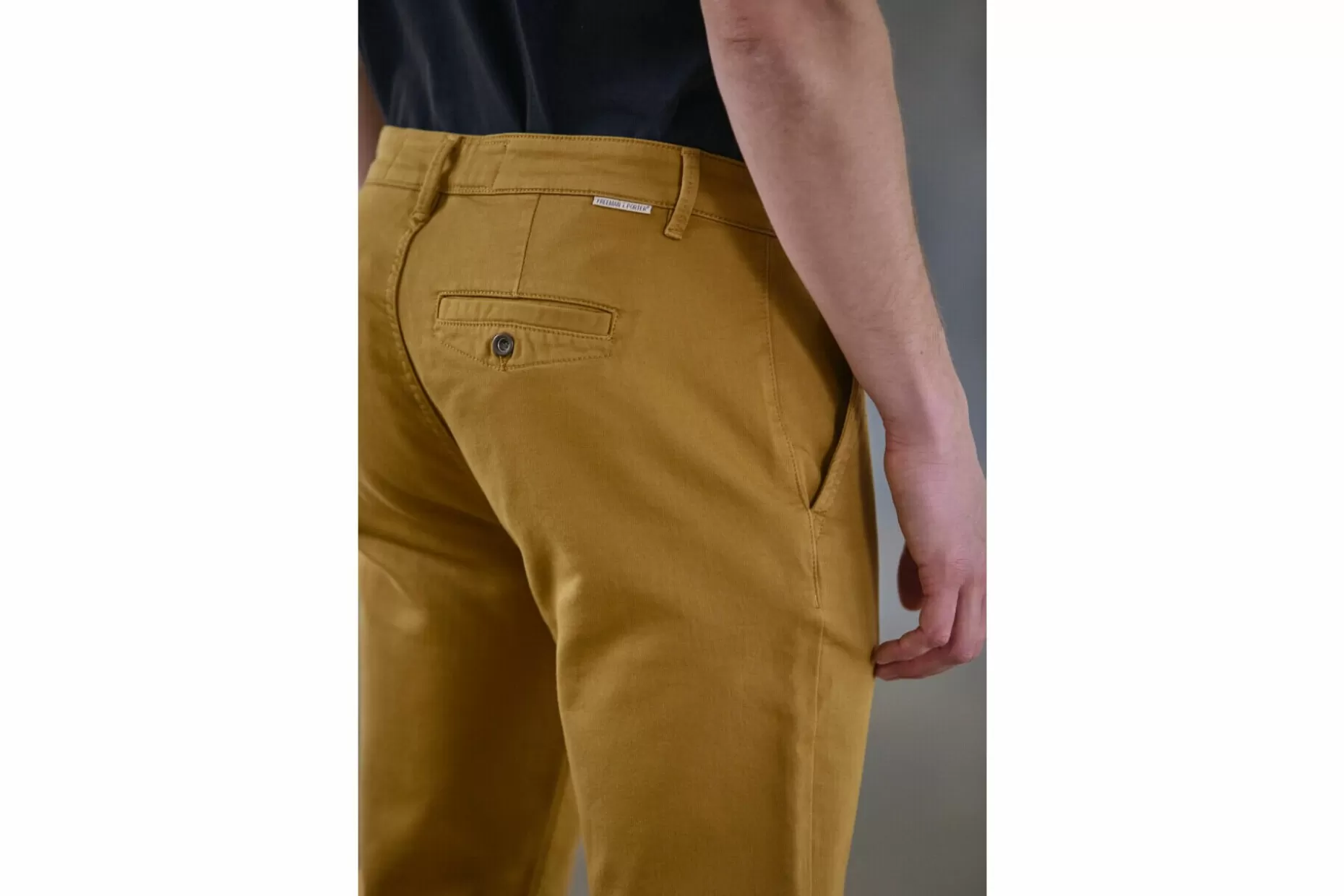 Freeman T Porter Gino Epic Slim Fit Chino Pants Man, Bistre Fashion