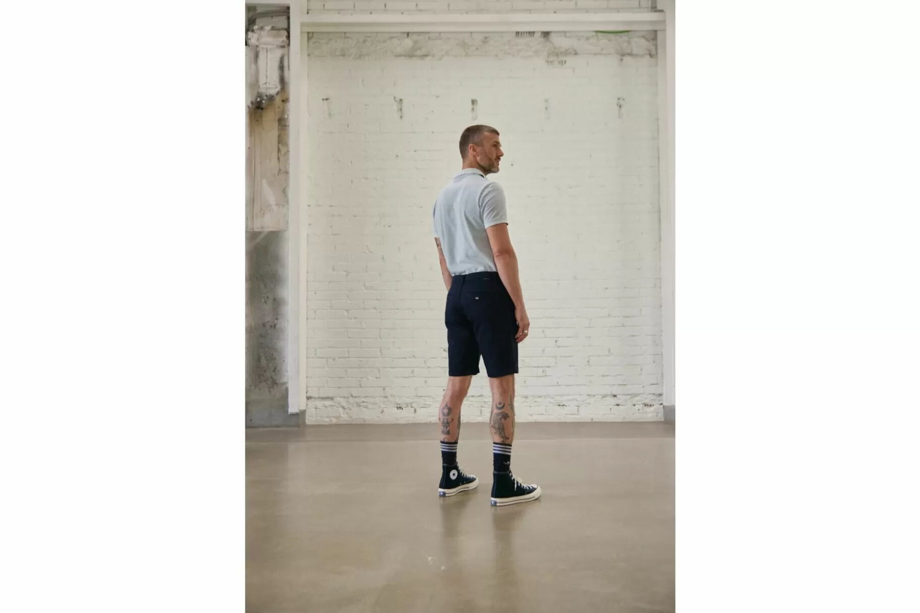 Freeman T Porter Gino Short Epic Slim Chino Shorts Man, Total Eclipse Online