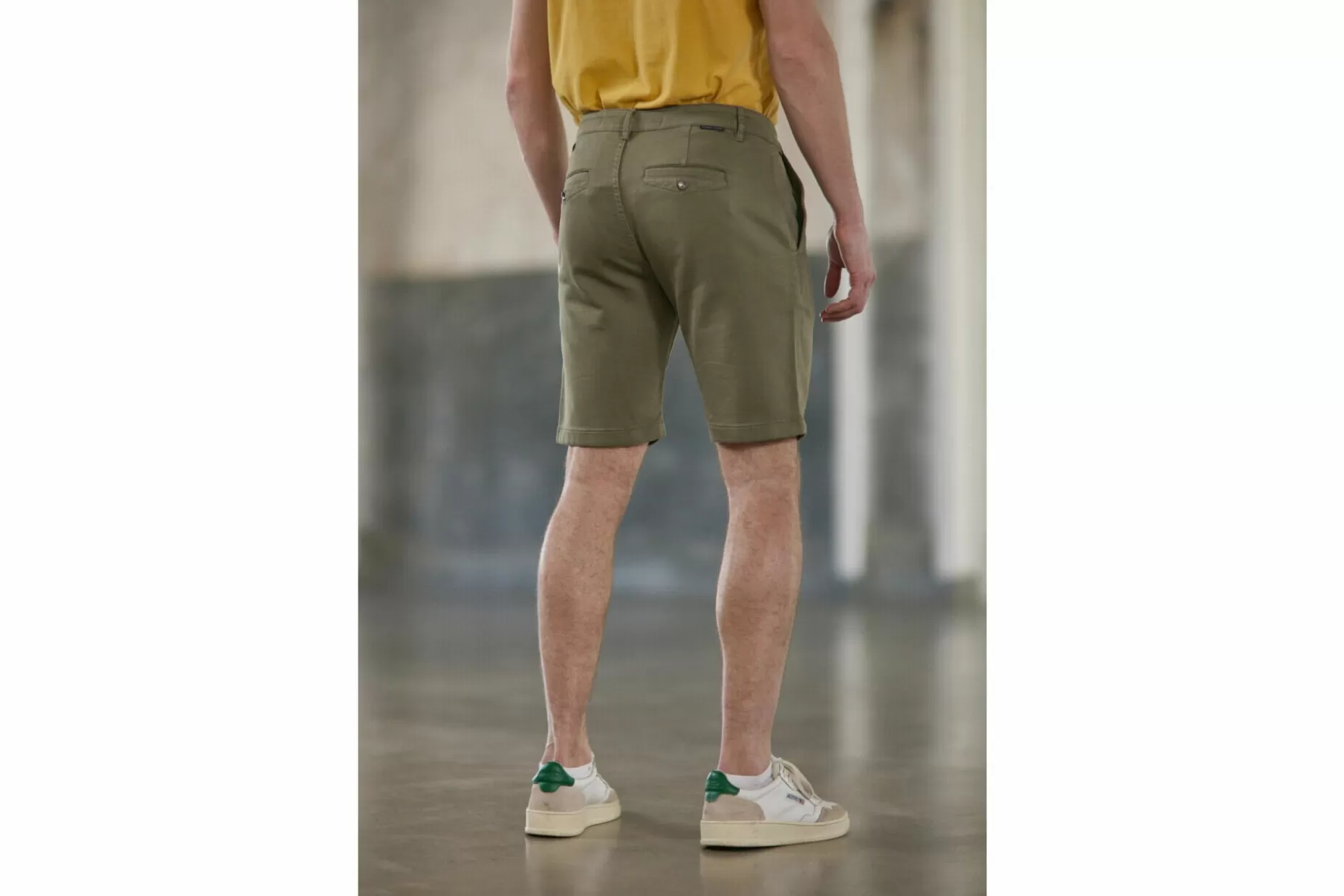 Freeman T Porter Gino Short Epic Slim Chino Shorts Man, Deep Lichen Green Best