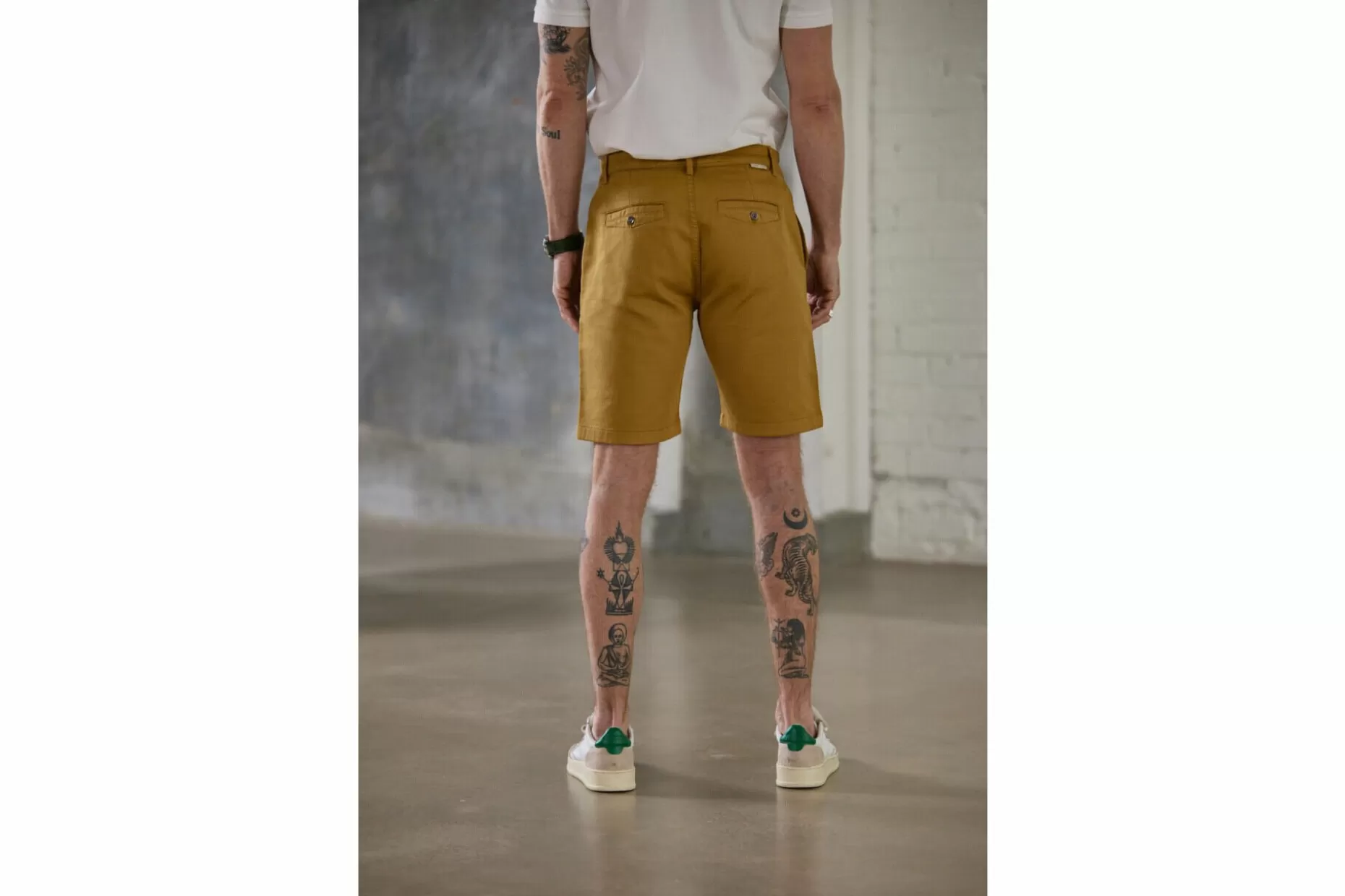Freeman T Porter Gino Short Epic Slim Chino Shorts Man, Bistre Store