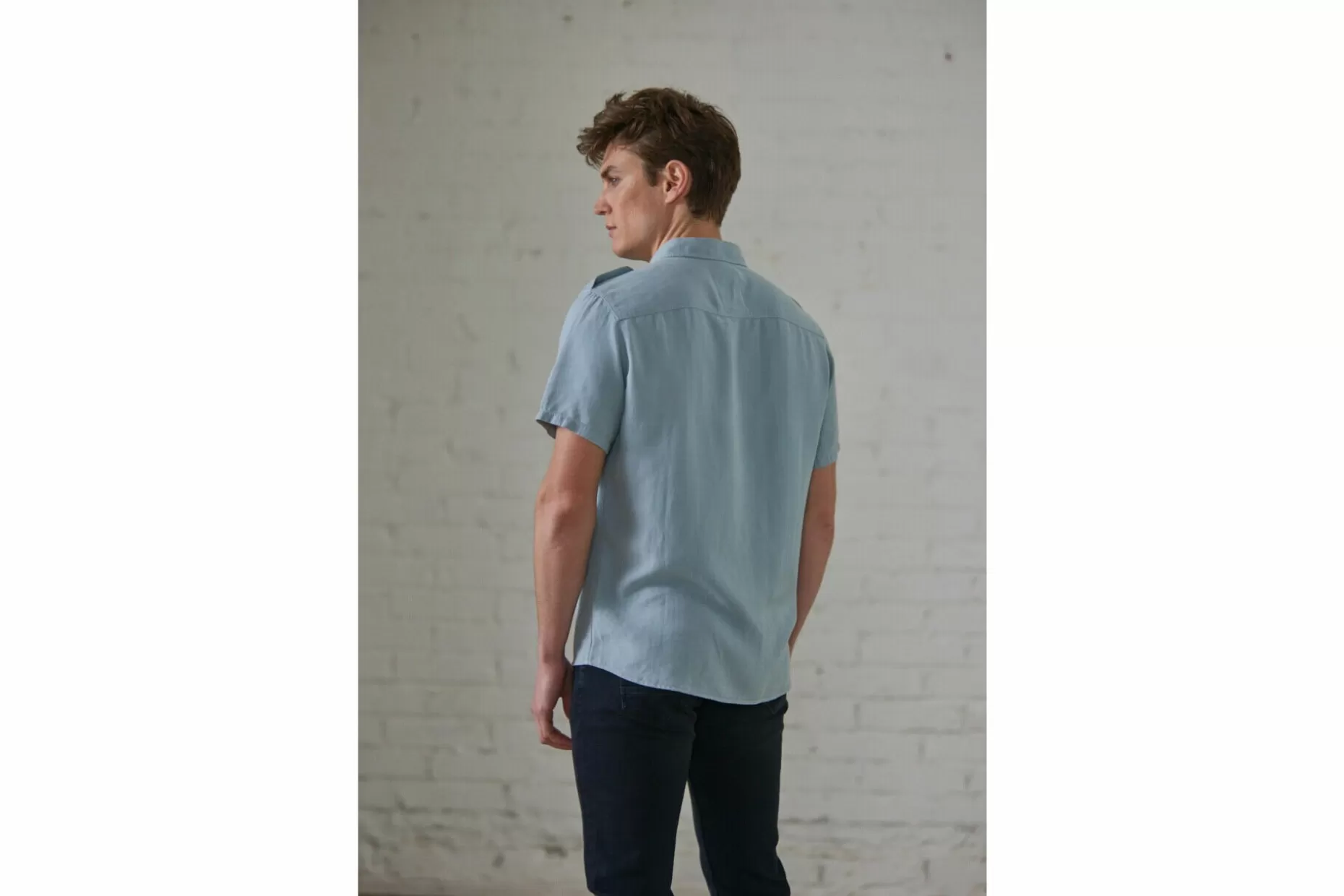 Freeman T Porter Glenn Cosy Short Sleeve Shirt Man, Abyss Flash Sale