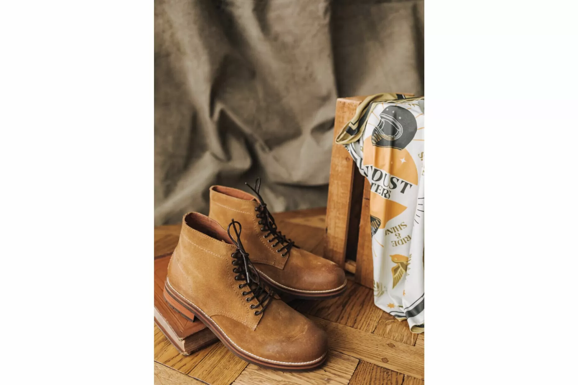 Freeman T Porter Henry Leather Boots Man, Gold Discount