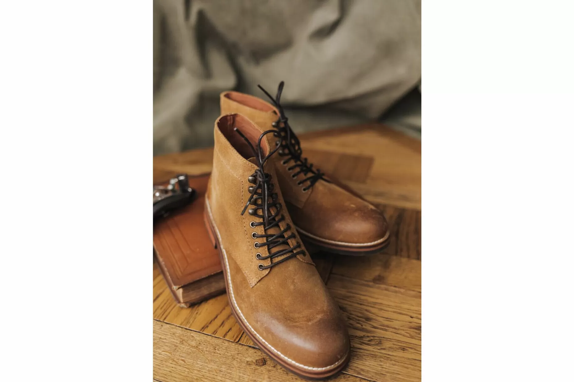 Freeman T Porter Henry Leather Boots Man, Gold Discount