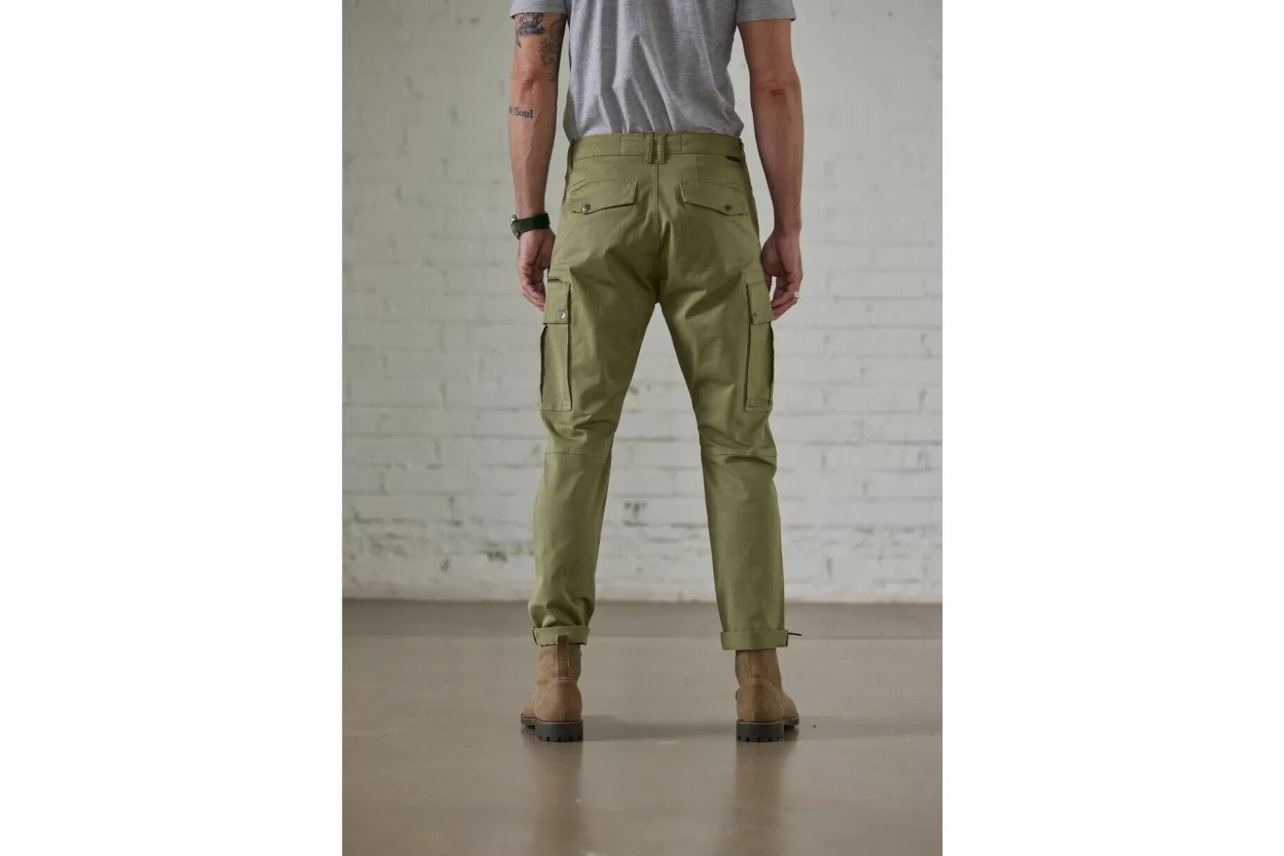 Freeman T Porter Hugo Zip Oregon Cargo Pants Man, Deep Lichen Green Fashion