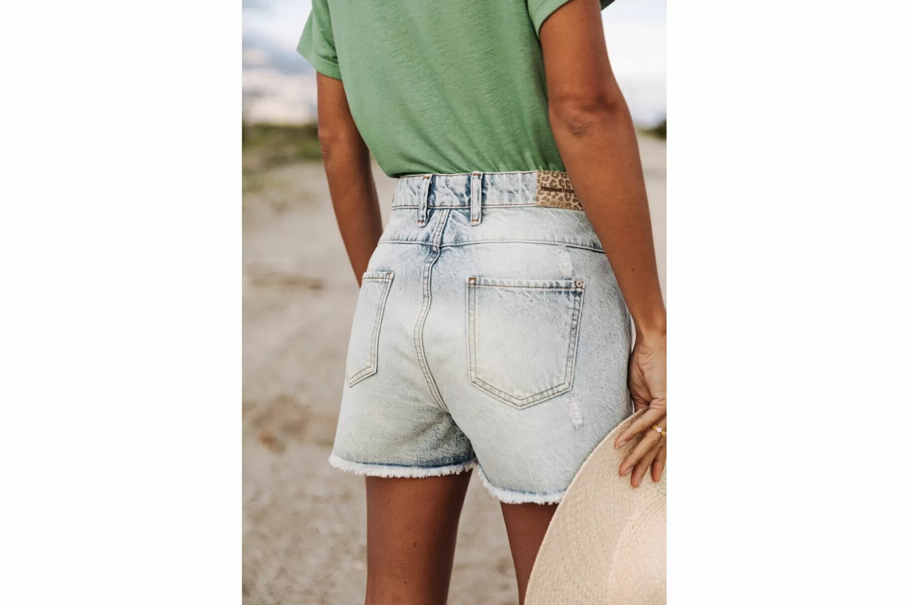 Freeman T Porter Jade Straight Shorts Woman, Byronbay Outlet