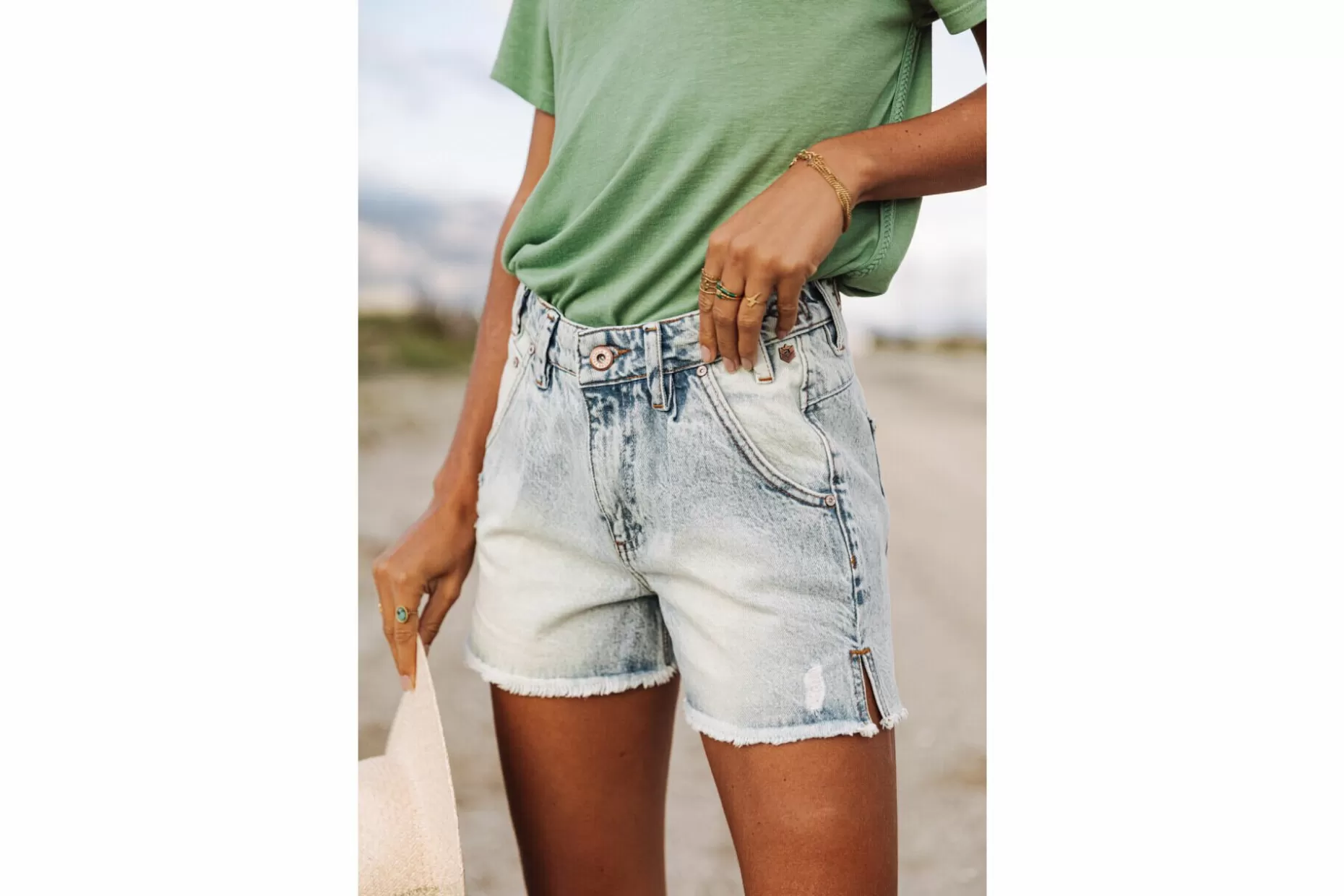 Freeman T Porter Jade Straight Shorts Woman, Byronbay Outlet