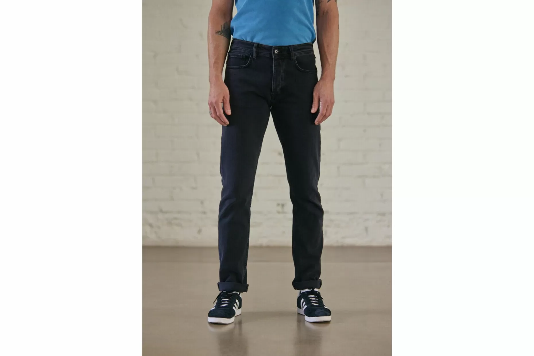 Freeman T Porter Jimmy Straight-Fitting Jeans Man, Breezy Best