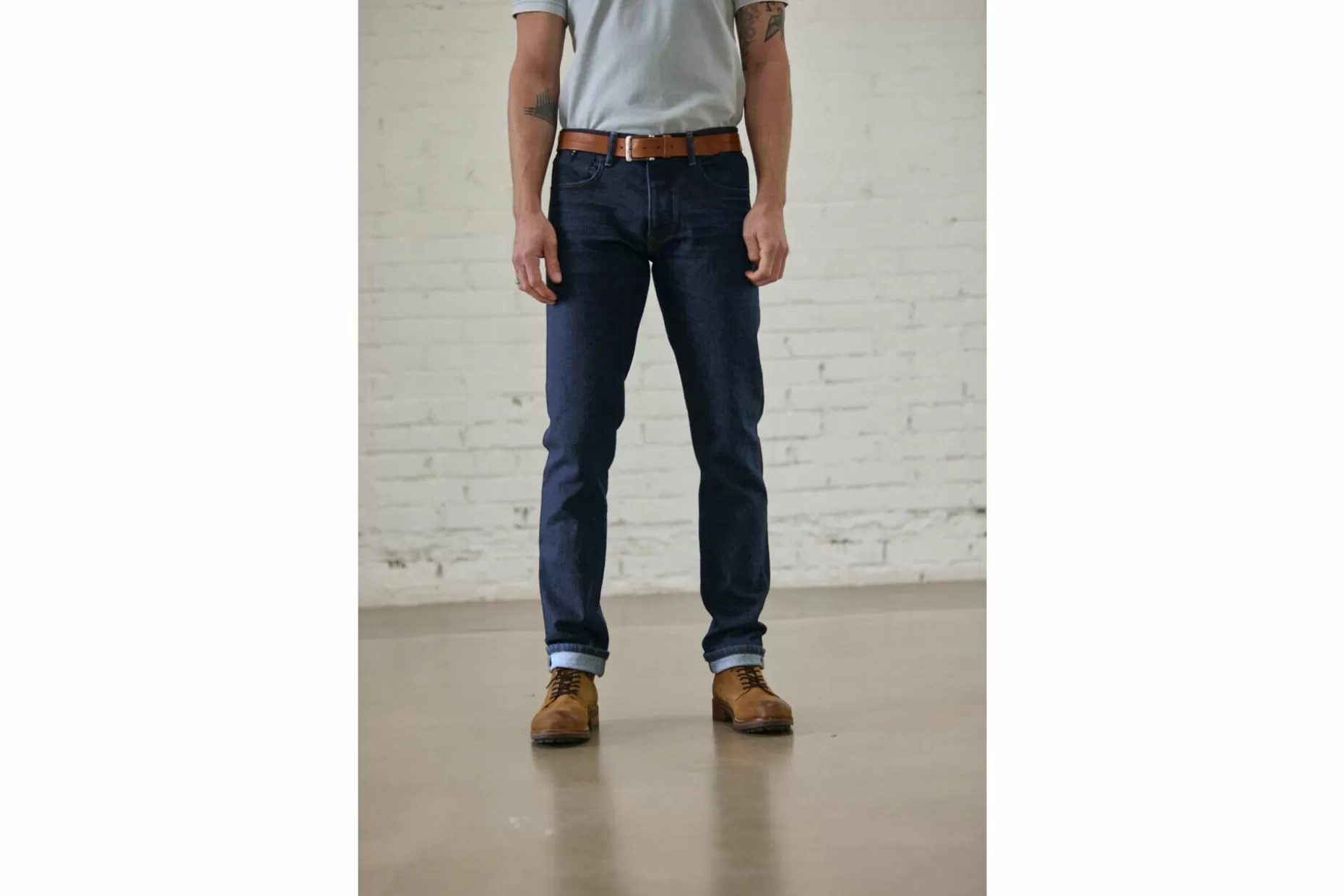Freeman T Porter Jimmy Straight-Fitting Jeans Man, Santiago Hot