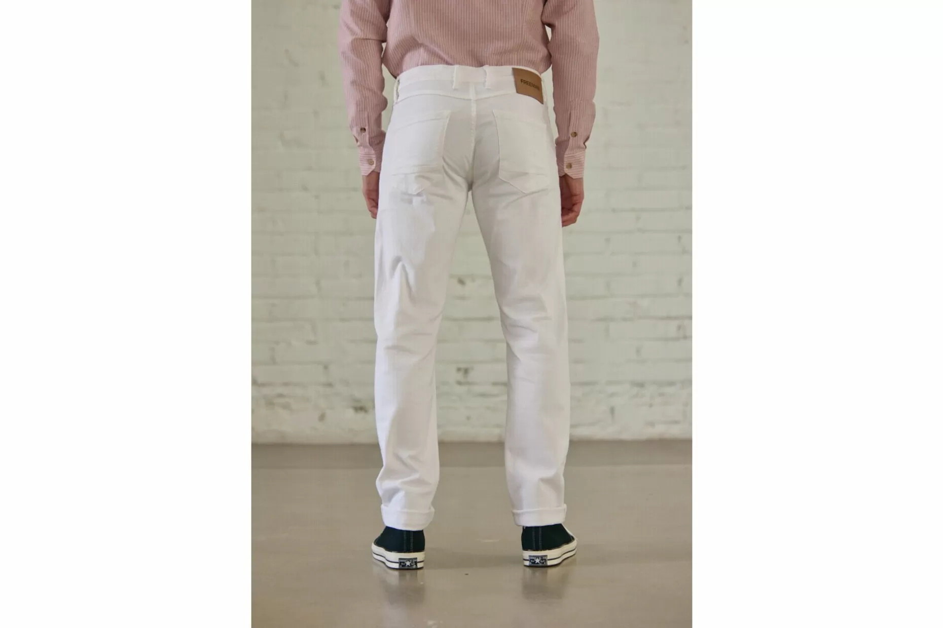 Freeman T Porter Jimmy California Straight-Fitting Jeans Man, Bright White Best Sale