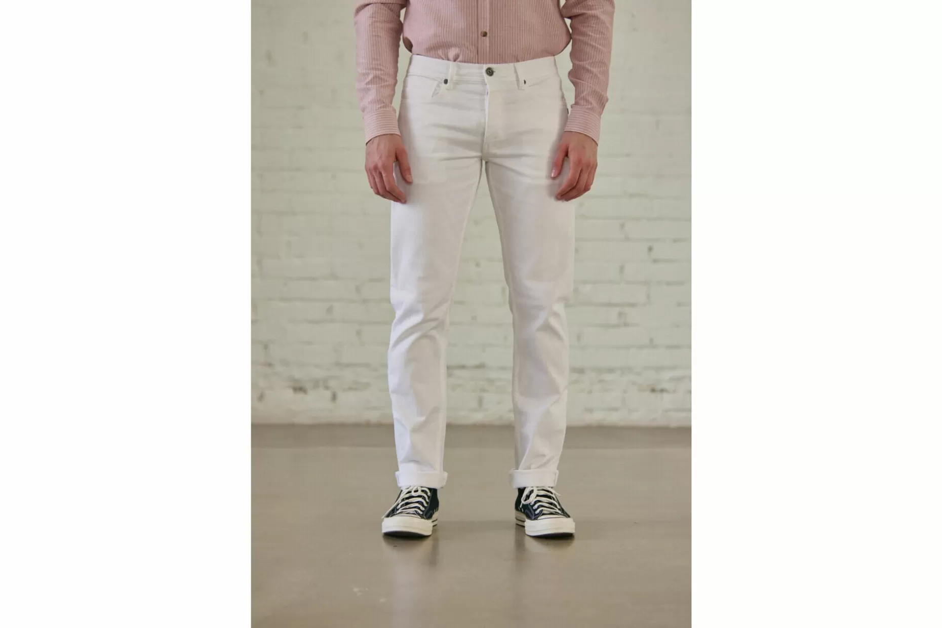 Freeman T Porter Jimmy California Straight-Fitting Jeans Man, Bright White Best Sale