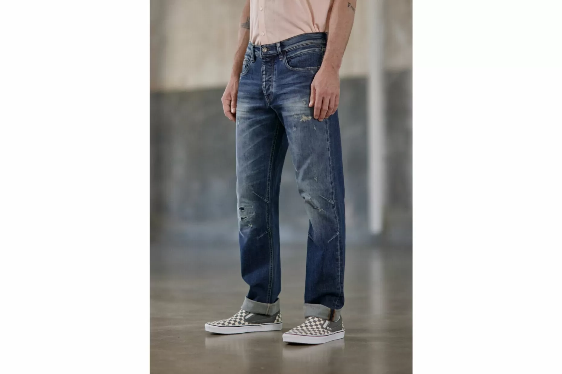 Freeman T Porter Kurt Straight Jeans Man, Salute Best Sale