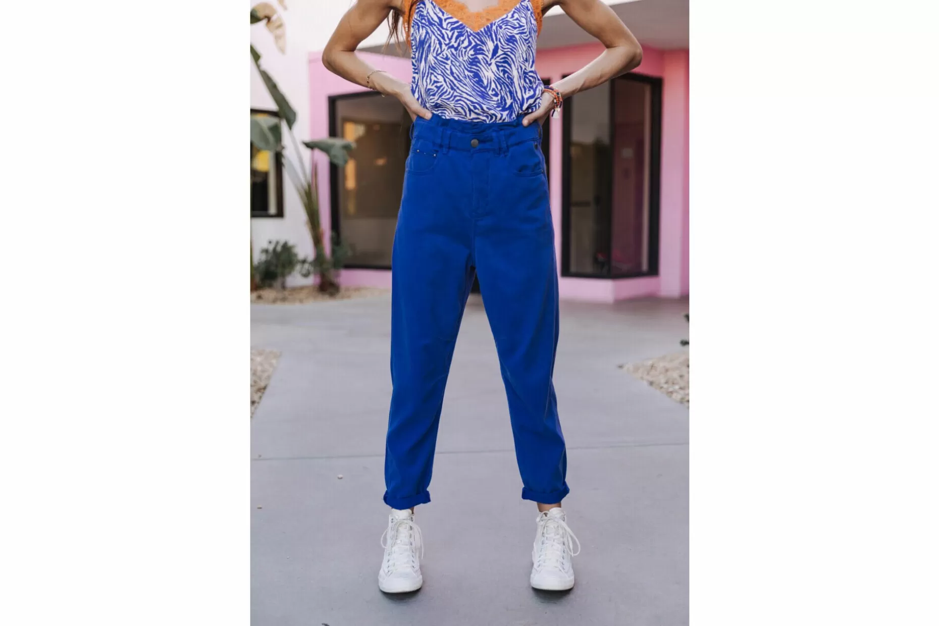 Freeman T Porter Lara Jazz High-Waist Pants Woman, Surf The Web Shop