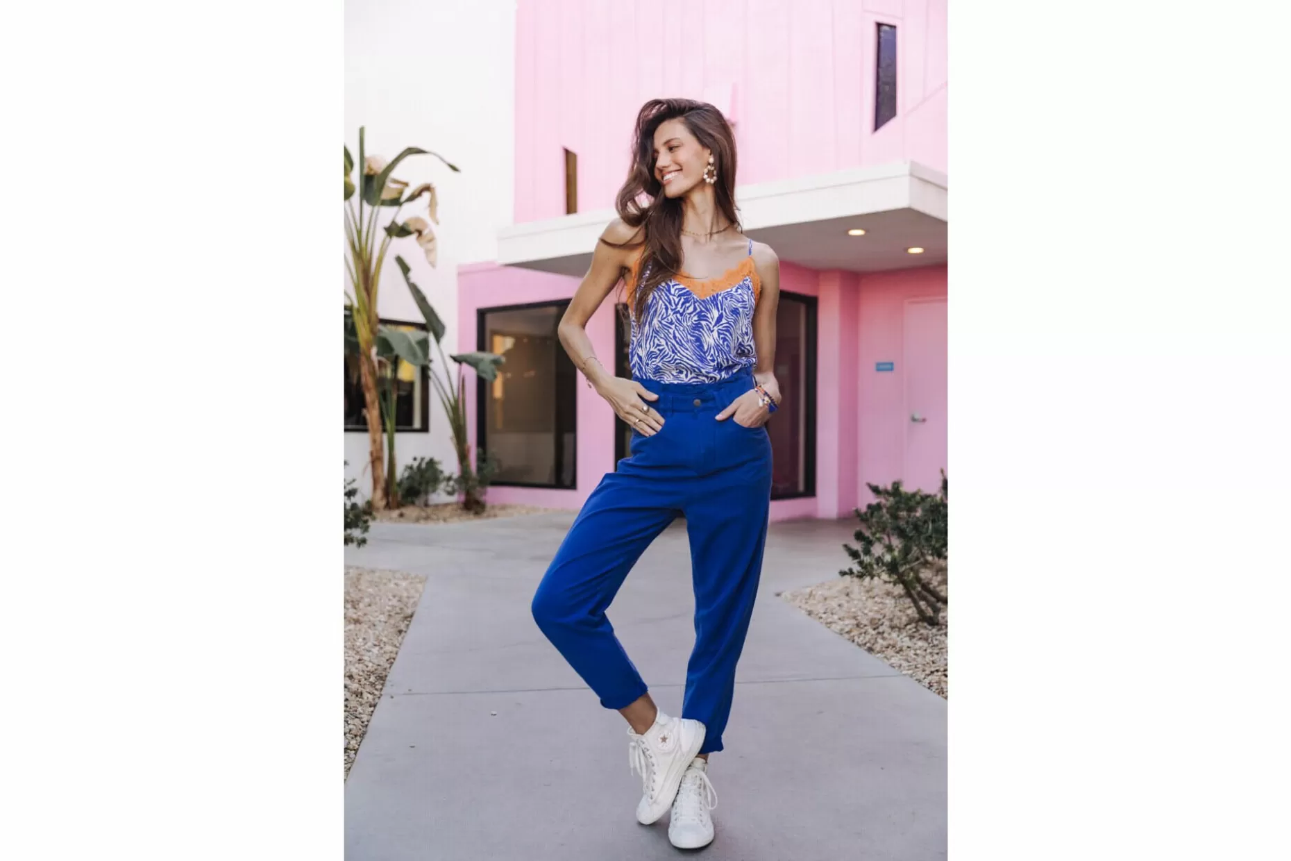 Freeman T Porter Lara Jazz High-Waist Pants Woman, Surf The Web Shop