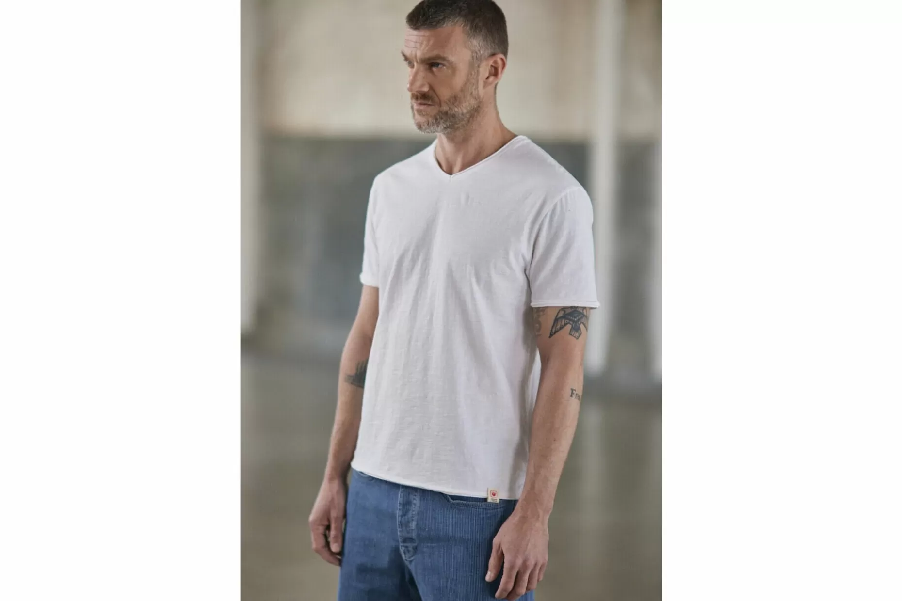 Freeman T Porter Leandro Kansas Slim Fit T-Shirt Man, Bright White Fashion