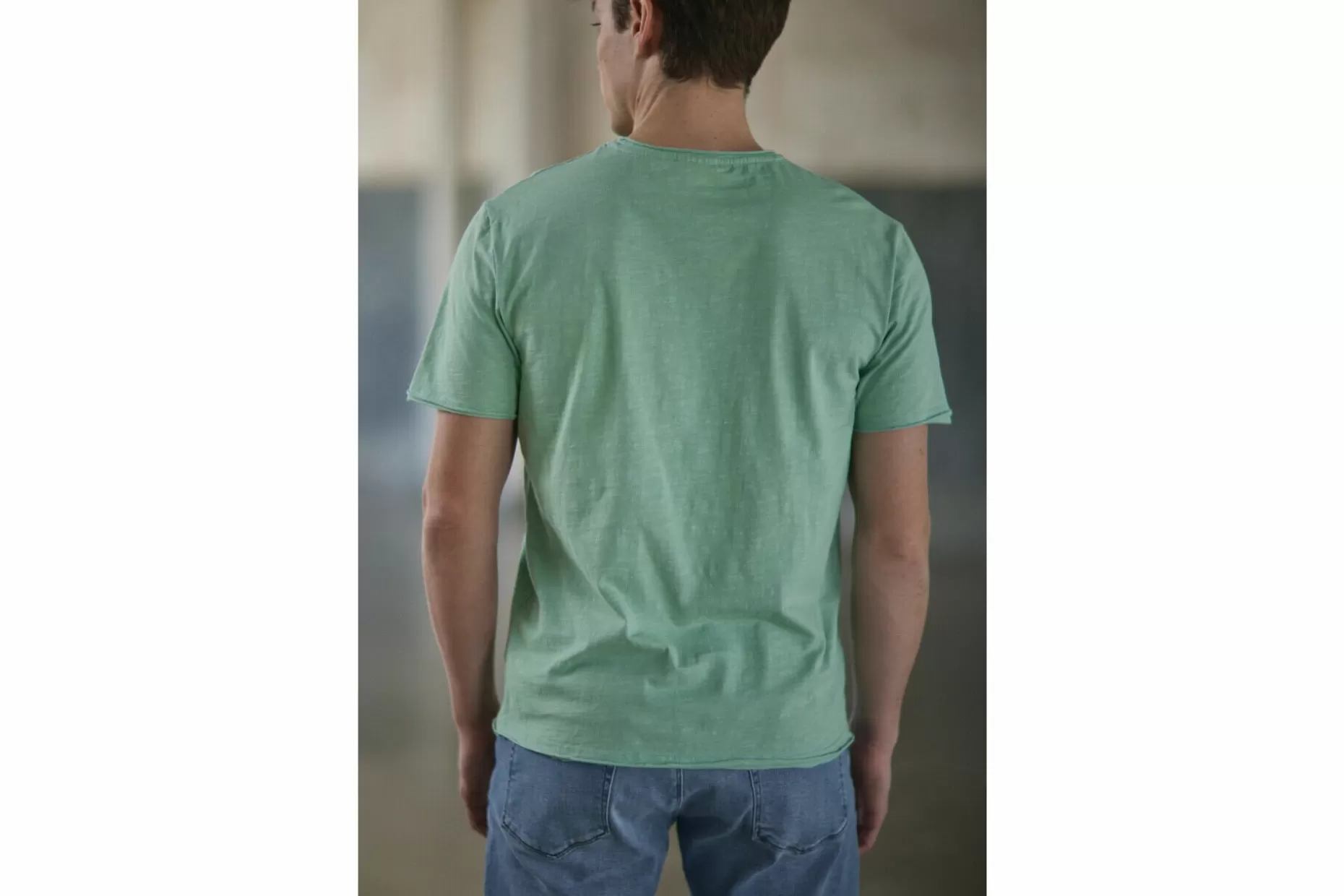 Freeman T Porter Leandro Kansas Slim Fit T-Shirt Man, Subtle Green Store